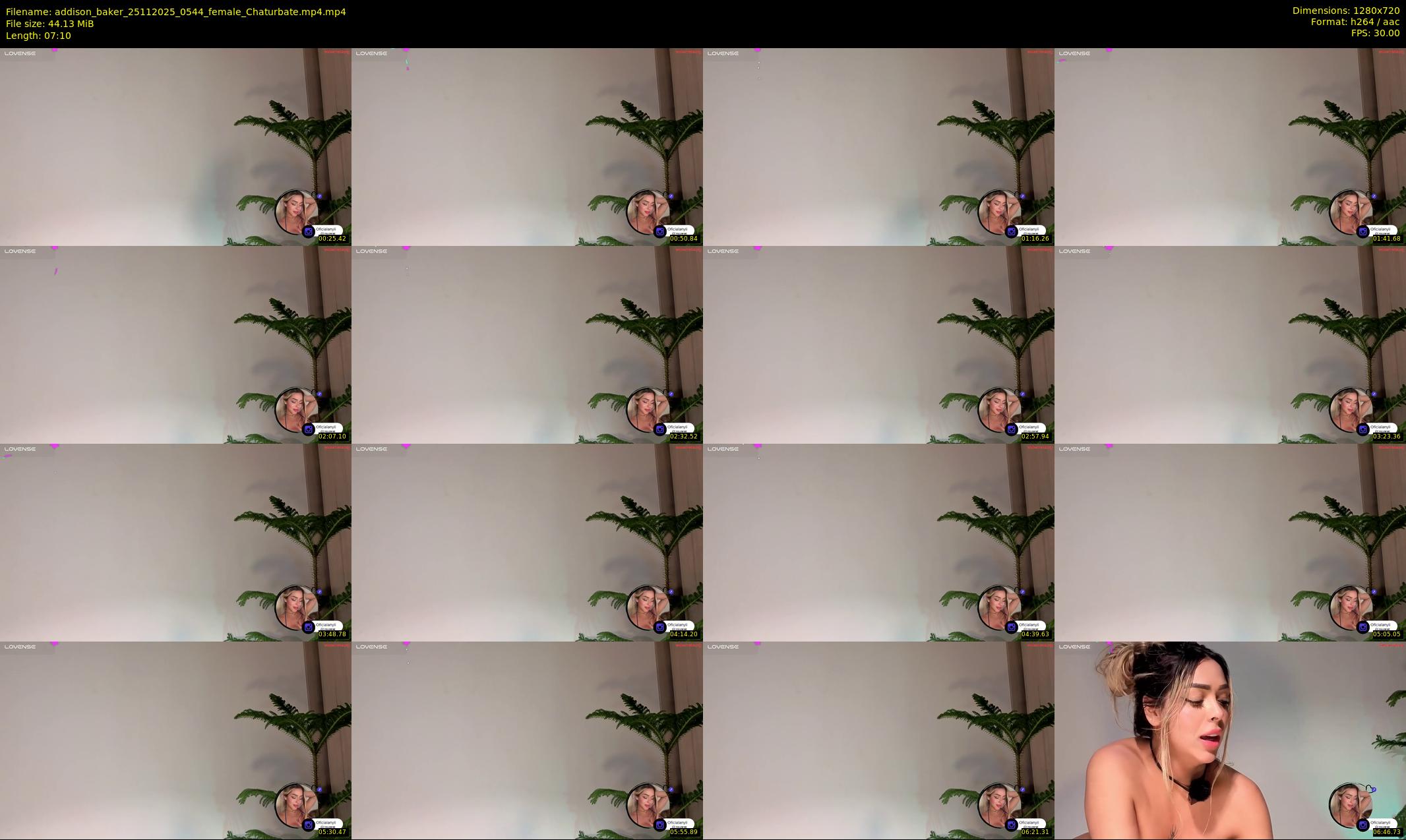 addison_baker — 8 minute Chaturbate female cam show recording, 720p, Nov 25, 2025