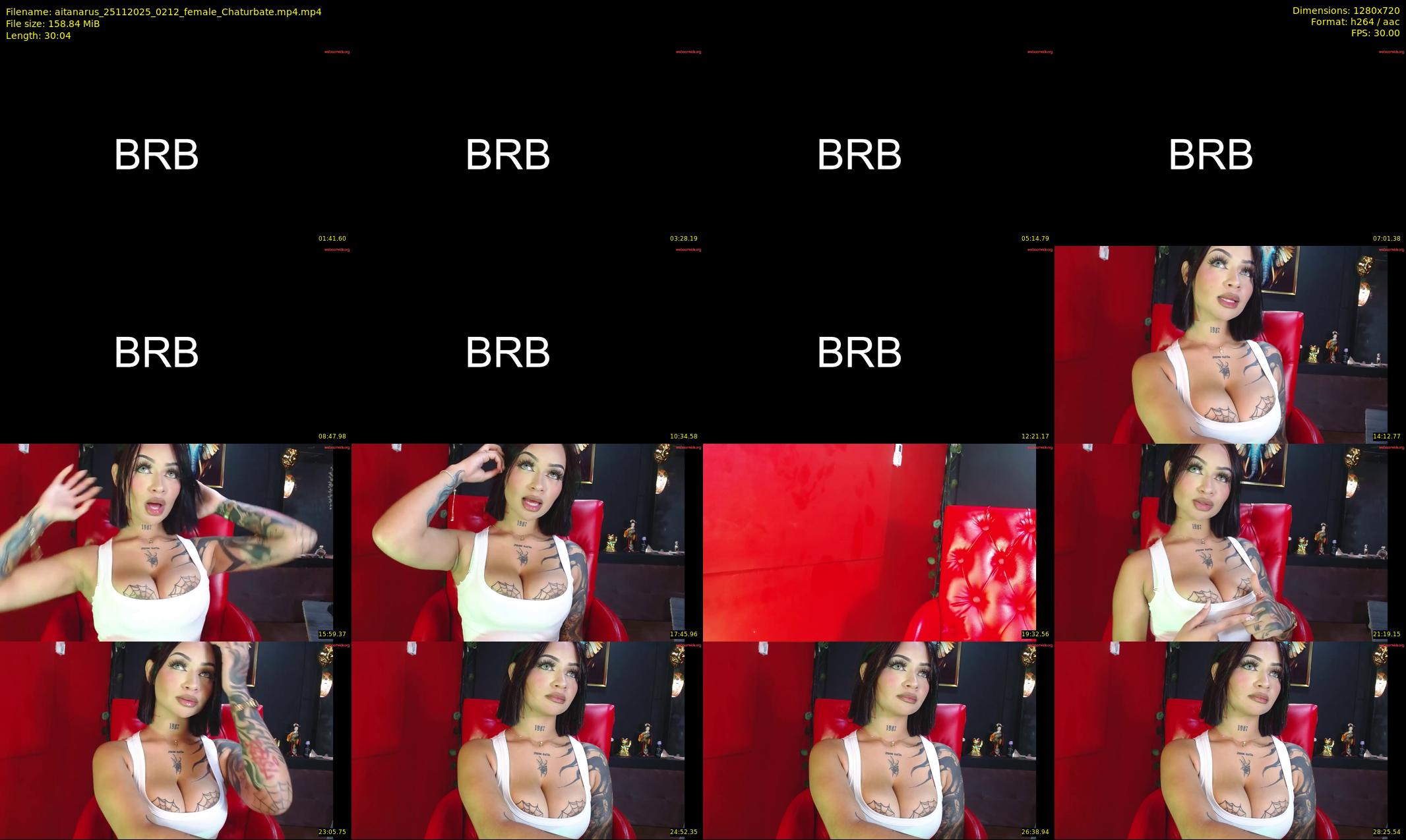 aitanarus — 31 minute Chaturbate female cam show recording, 720p, Nov 25, 2025