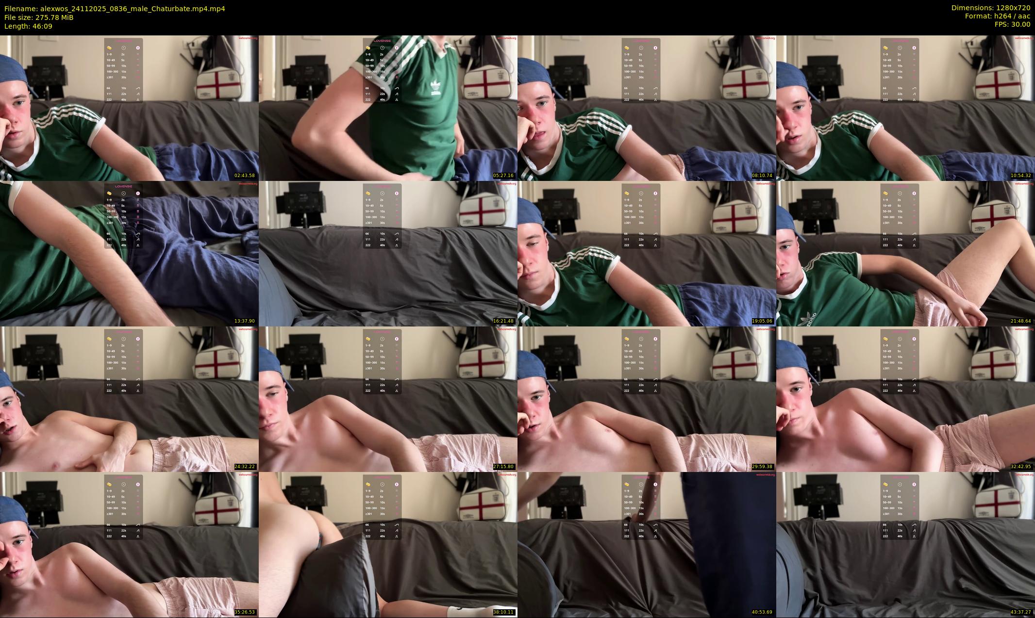 alexwos — 47 minute Chaturbate male cam show recording, 720p, Nov 24, 2025