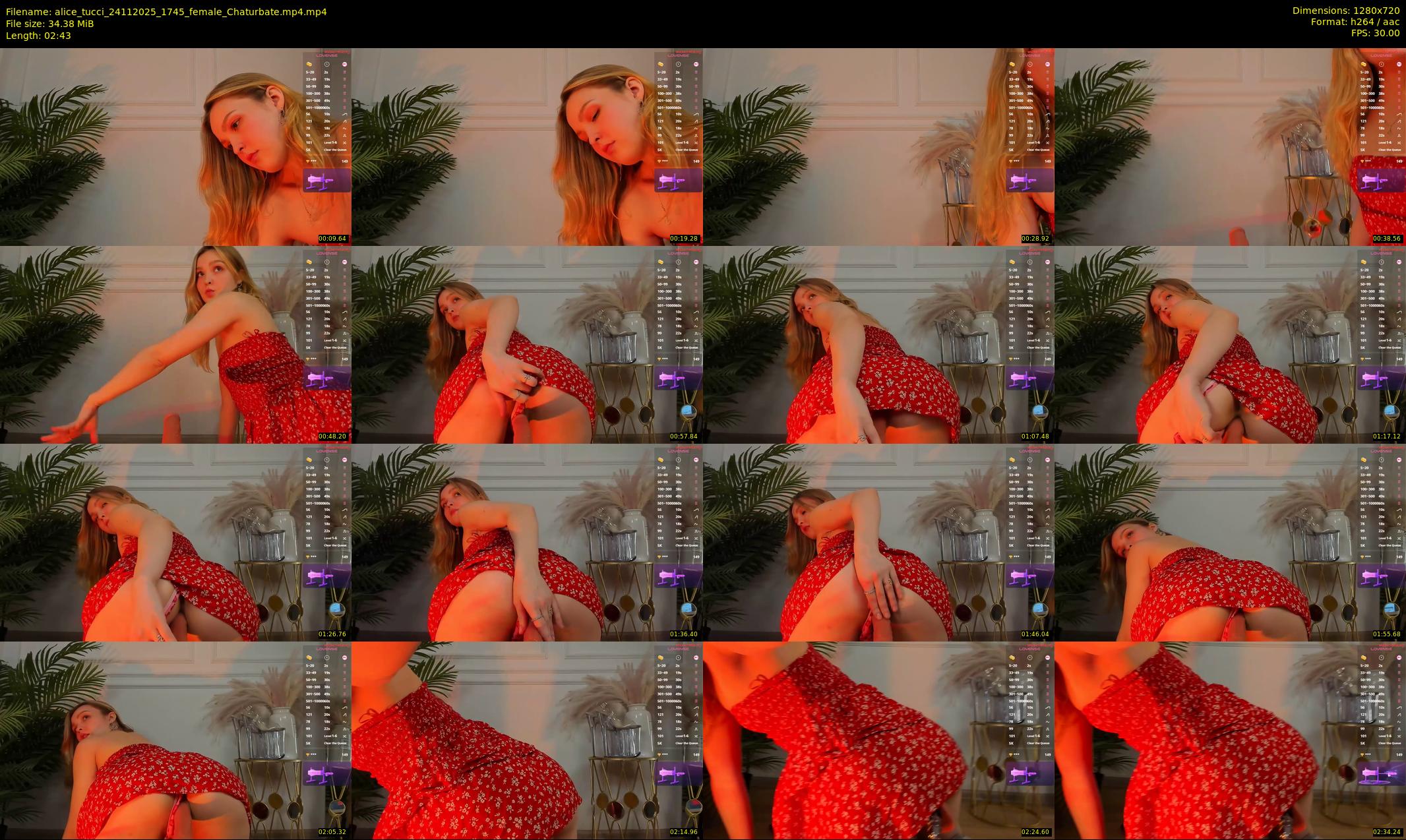 alice_tucci — 3 minute Chaturbate female cam show recording, 720p, Nov 24, 2025
