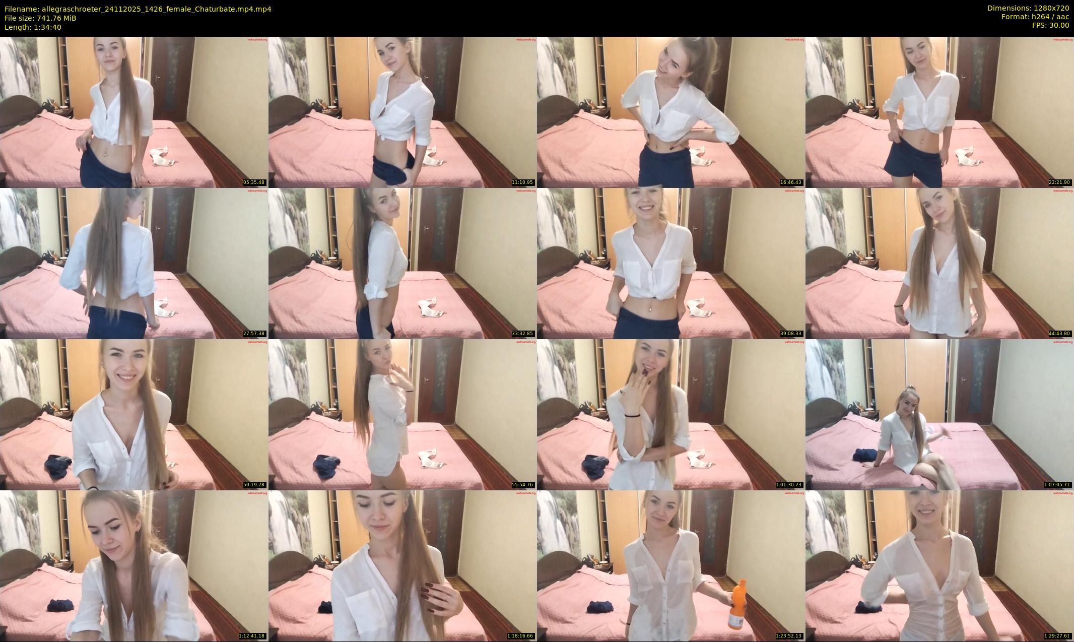 allegraschroeter — 95 minute Chaturbate female cam show recording, 720p, Nov 24, 2025