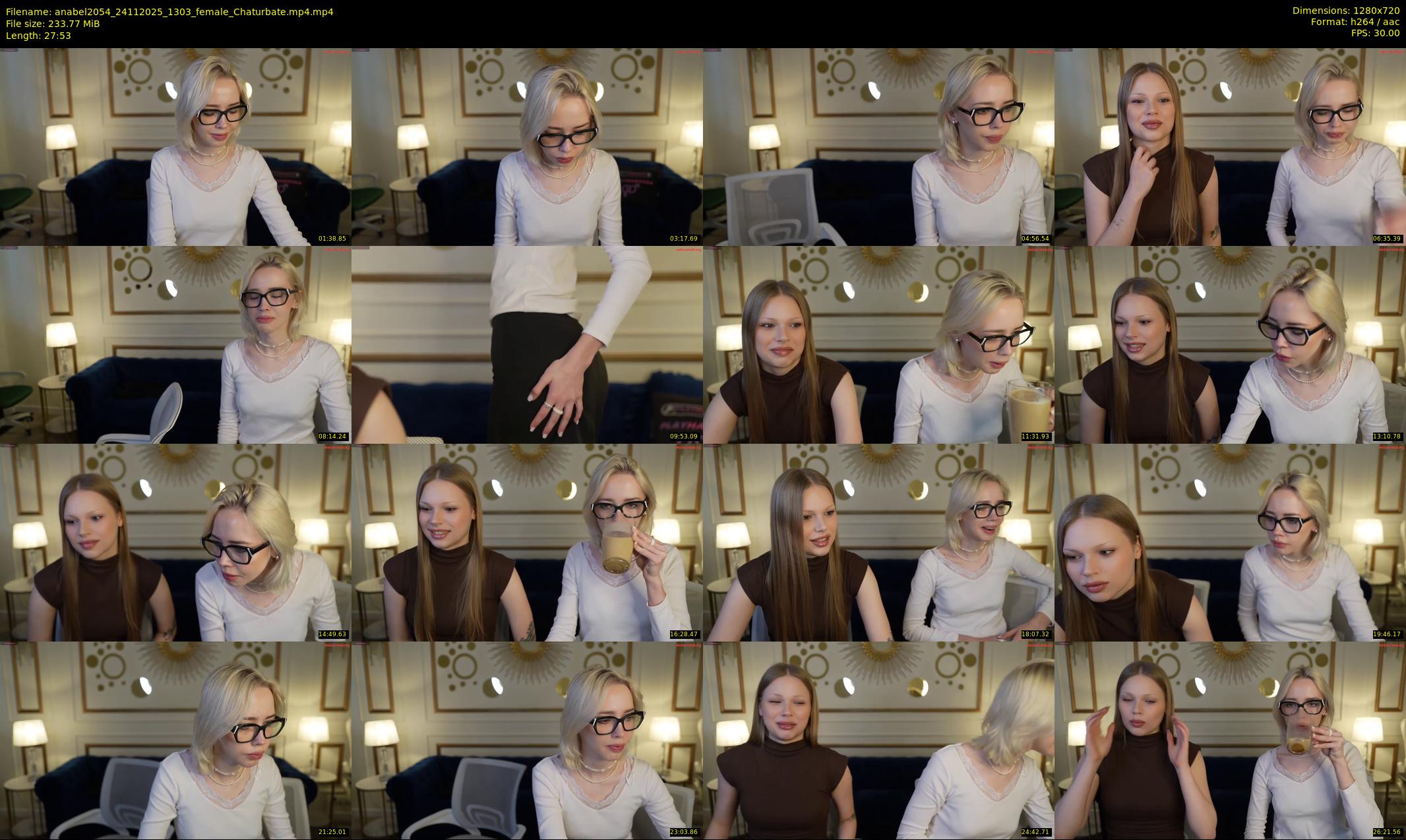 anabel2054 — 28 minute Chaturbate female cam show recording, 720p, Nov 24, 2025