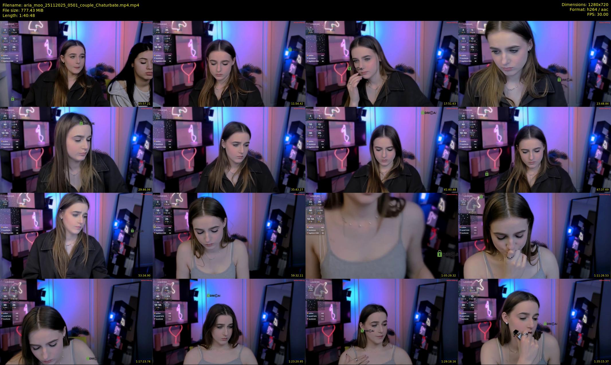 aria_moo — 101 minute Chaturbate couple cam show recording, 720p, Nov 25, 2025