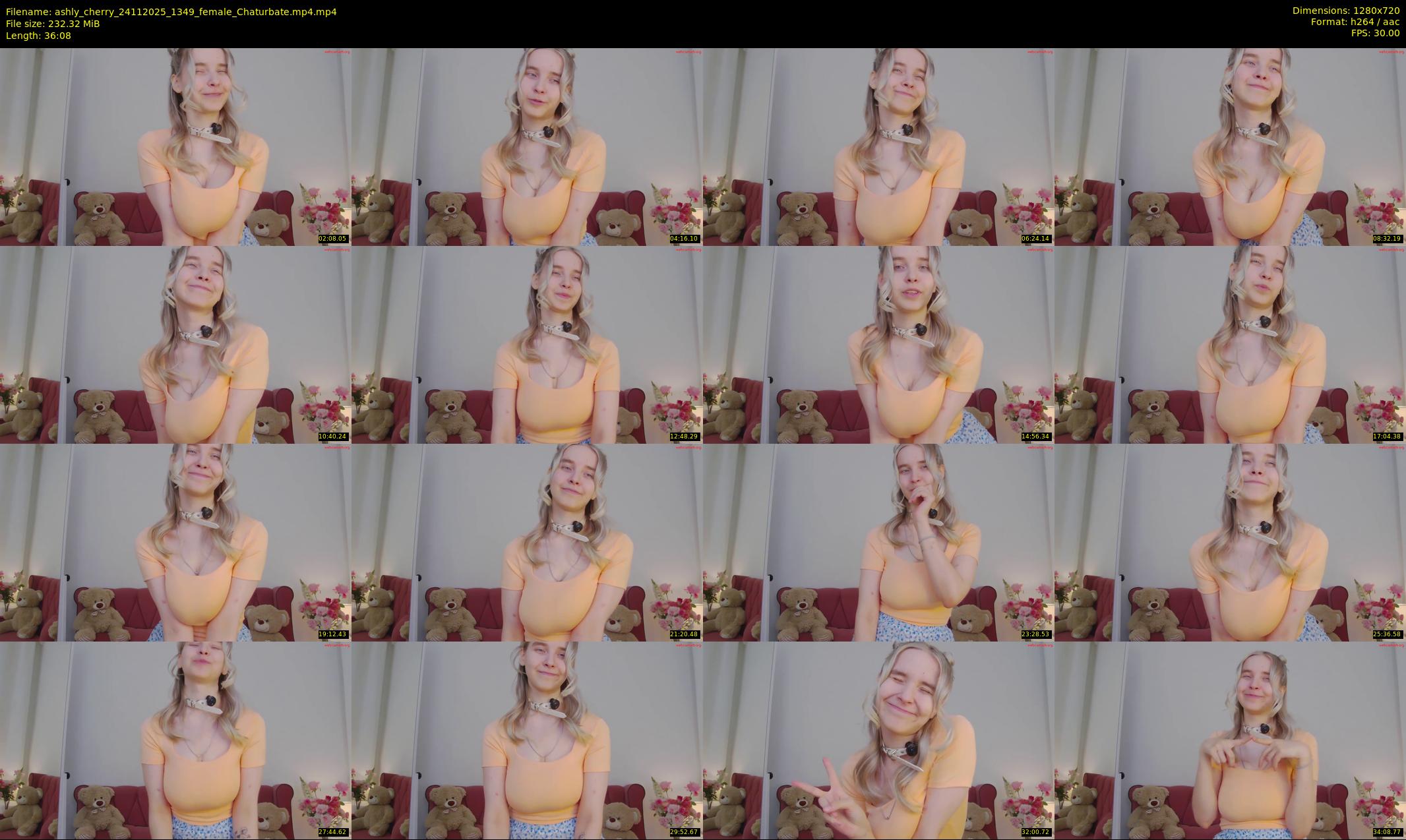 ashly_cherry — 37 minute Chaturbate female cam show recording, 720p, Nov 24, 2025
