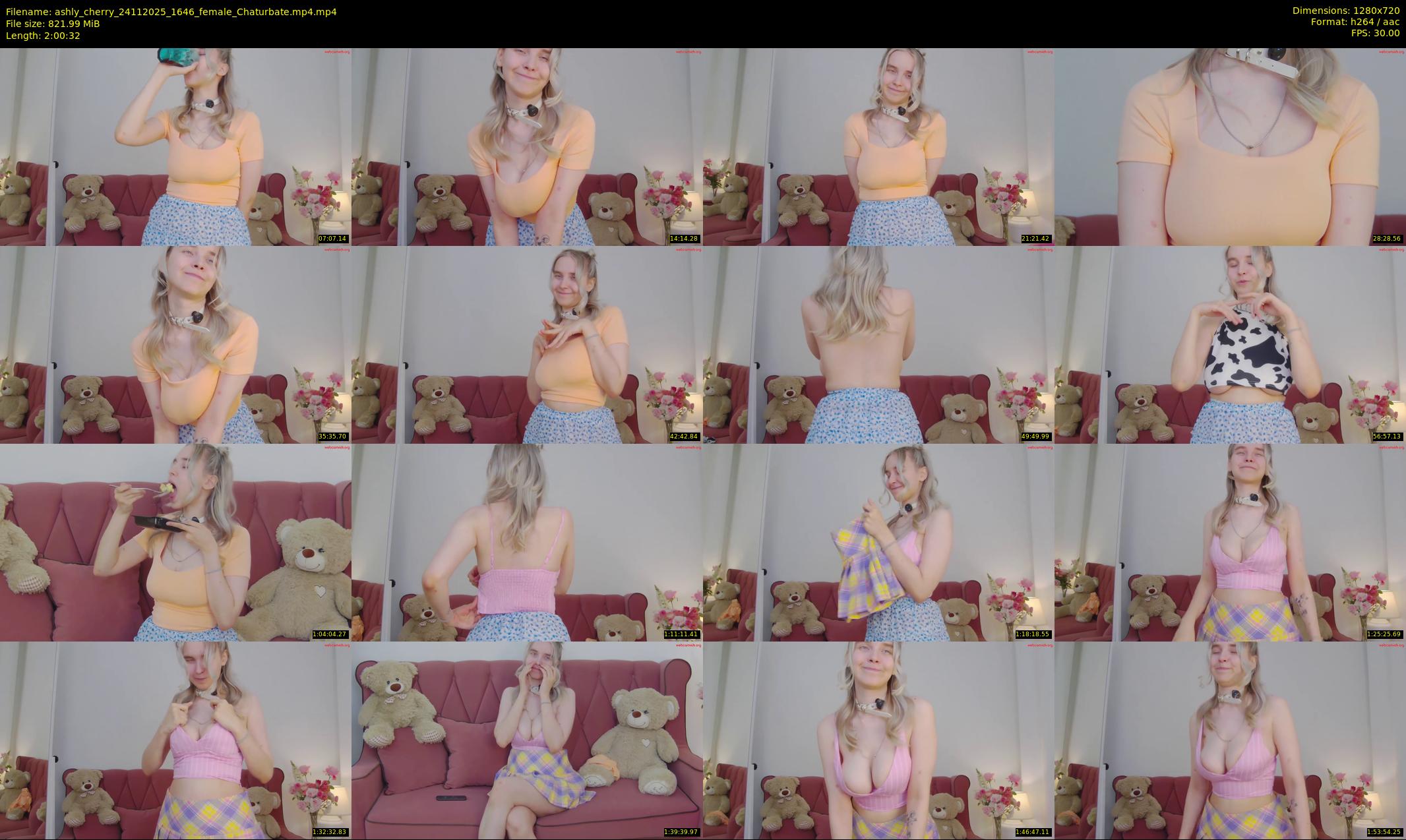 ashly_cherry — 121 minute Chaturbate female cam show recording, 720p, Nov 24, 2025