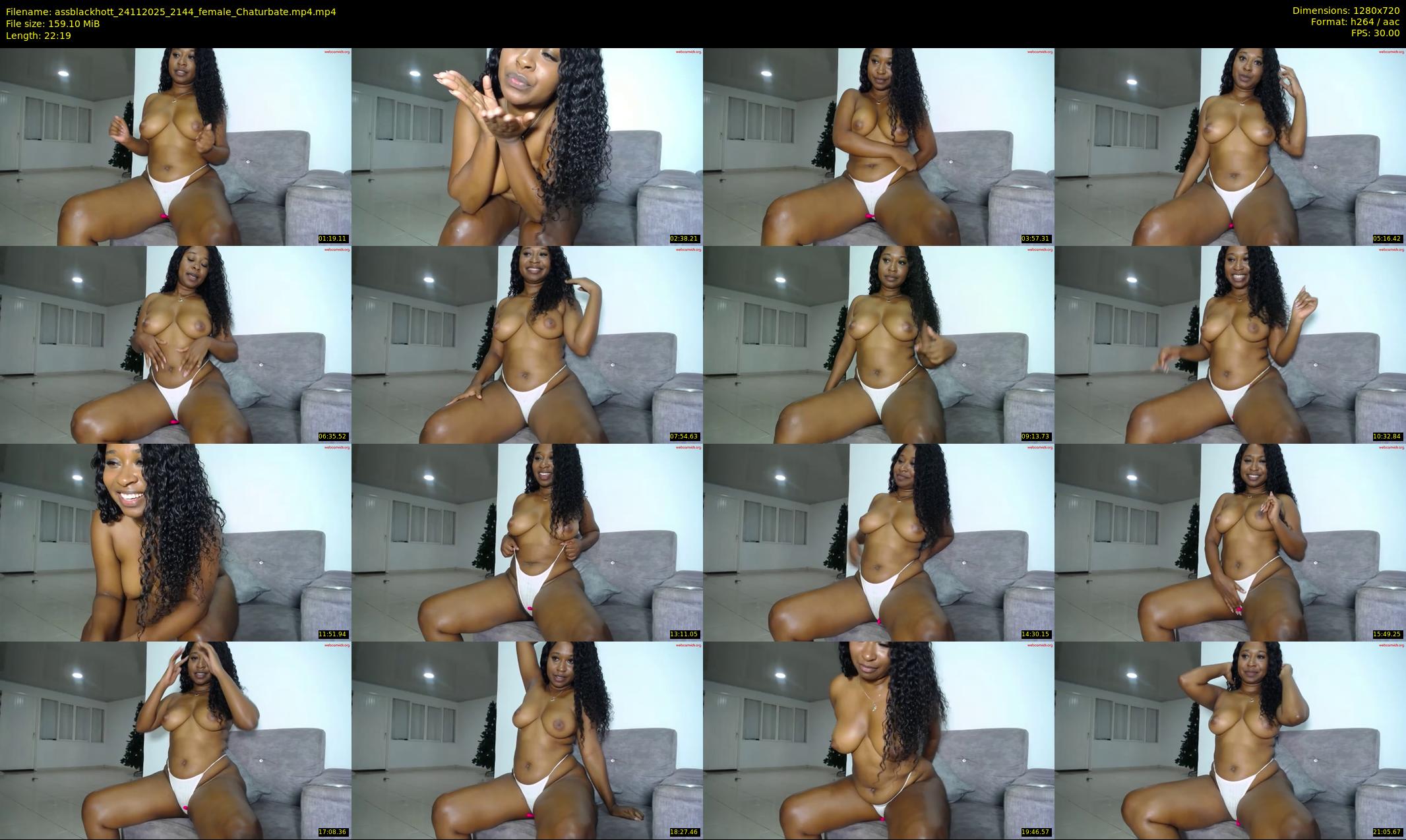 assblackhott — 23 minute Chaturbate female cam show recording, 720p, Nov 24, 2025