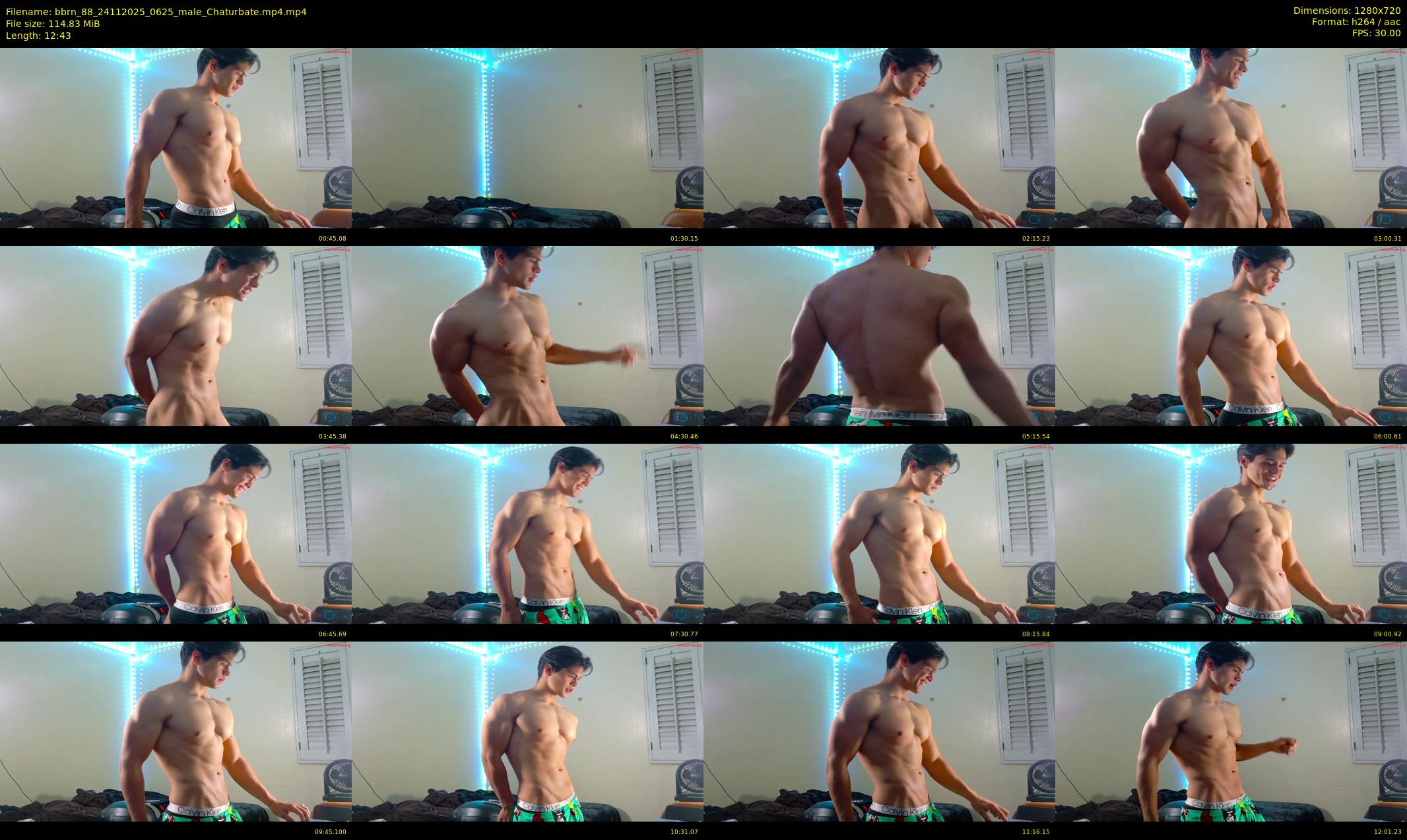 bbrn_88 — 13 minute Chaturbate male cam show recording, 720p, Nov 24, 2025