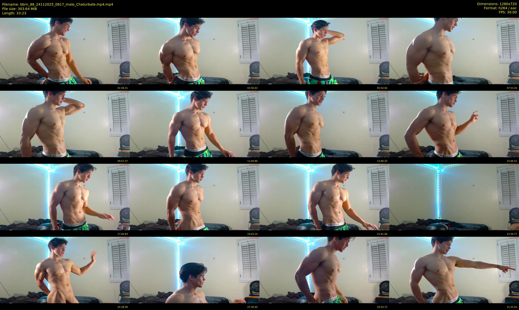 bbrn_88 — 34 minute Chaturbate male cam show recording, 720p, Nov 24, 2025