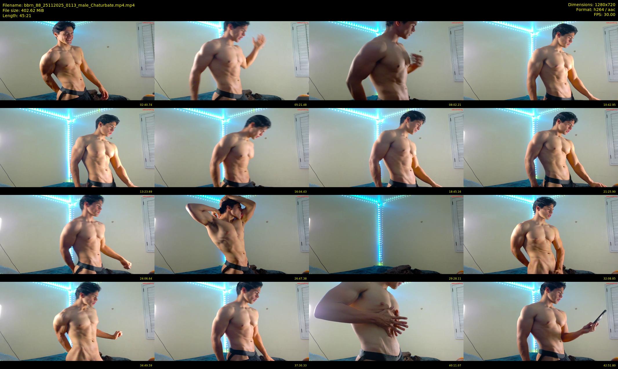 bbrn_88 — 46 minute Chaturbate male cam show recording, 720p, Nov 25, 2025