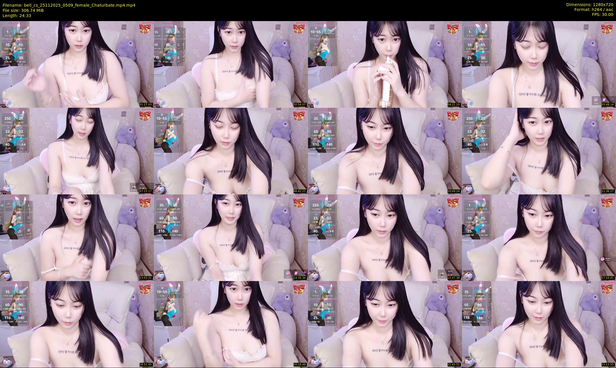 bell_cs — 25 minute Chaturbate female cam show recording, 720p, Nov 25, 2025