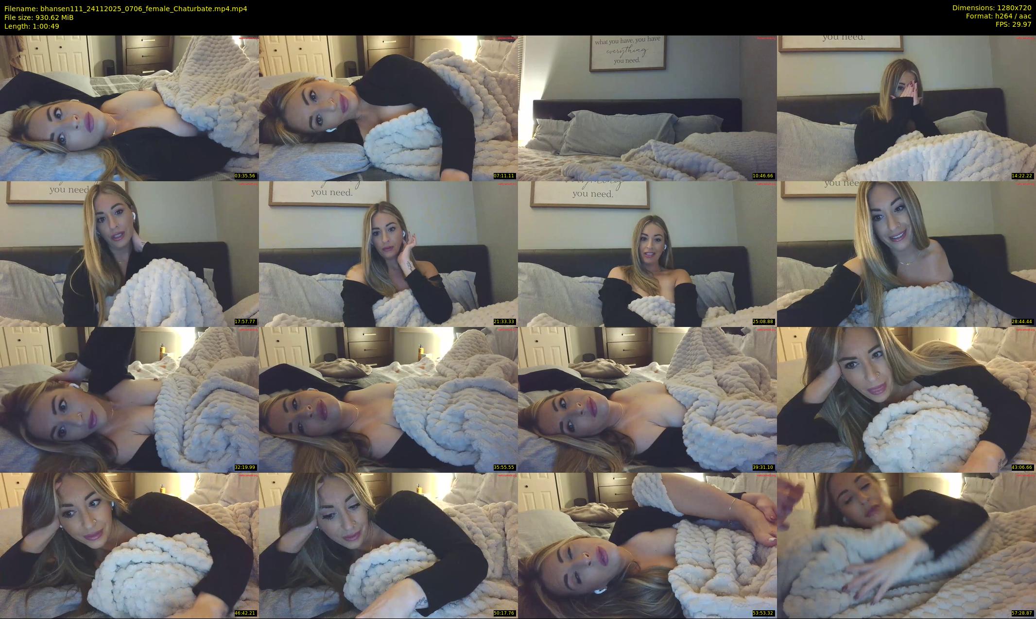 bhansen111 — 61 minute Chaturbate female cam show recording, 720p, Nov 24, 2025