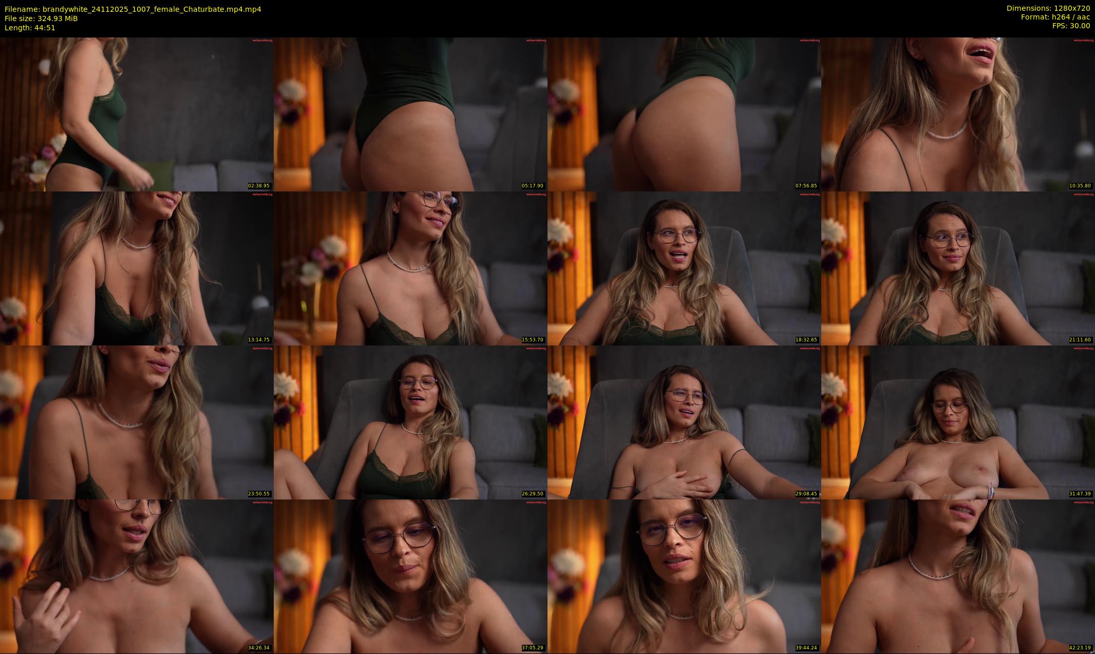 brandywhite — 45 minute Chaturbate female cam show recording, 720p, Nov 24, 2025