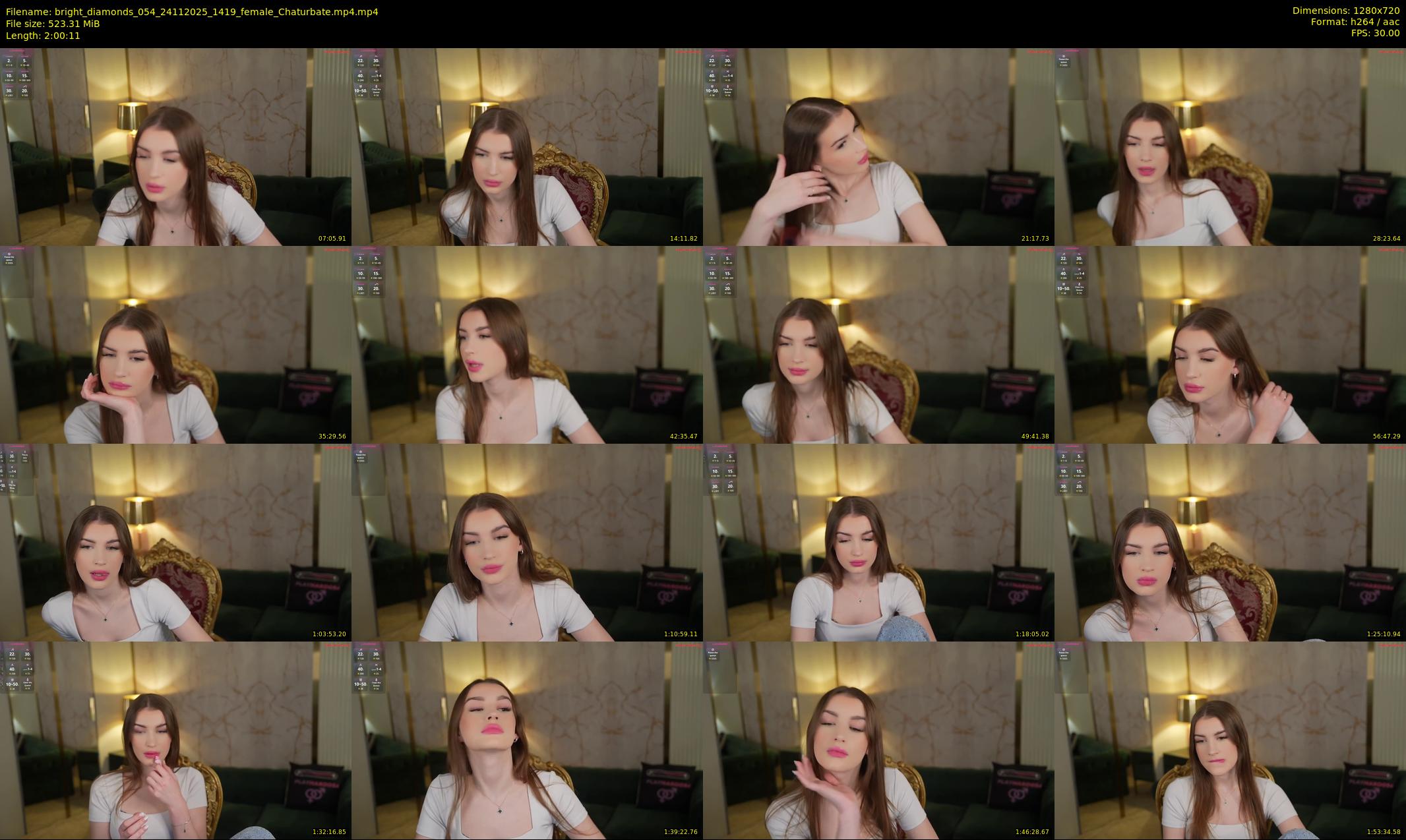 bright_diamonds_054 — 121 minute Chaturbate couple cam show recording, 720p, Nov 24, 2025