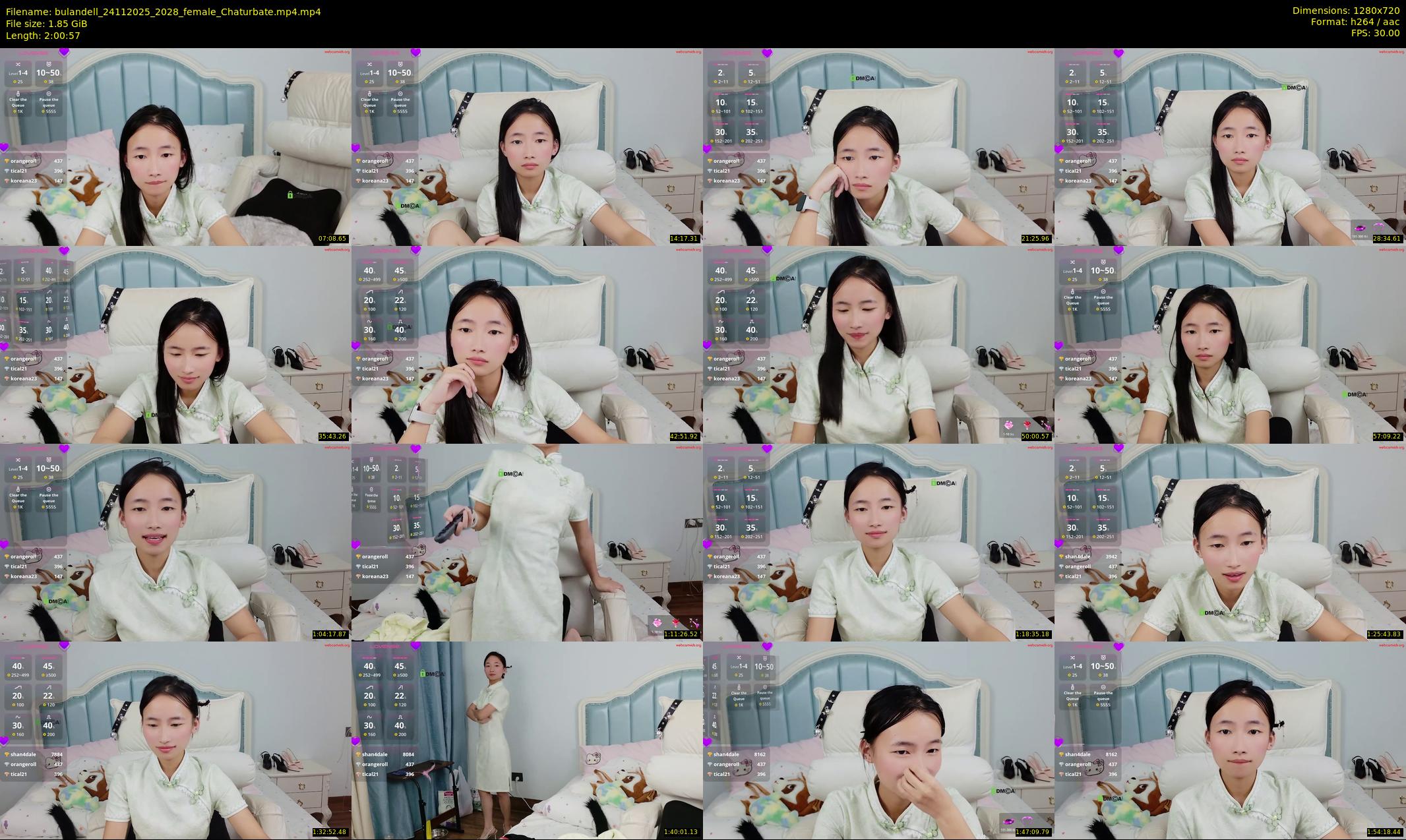 bulandell — 121 minute Chaturbate female cam show recording, 720p, Nov 24, 2025