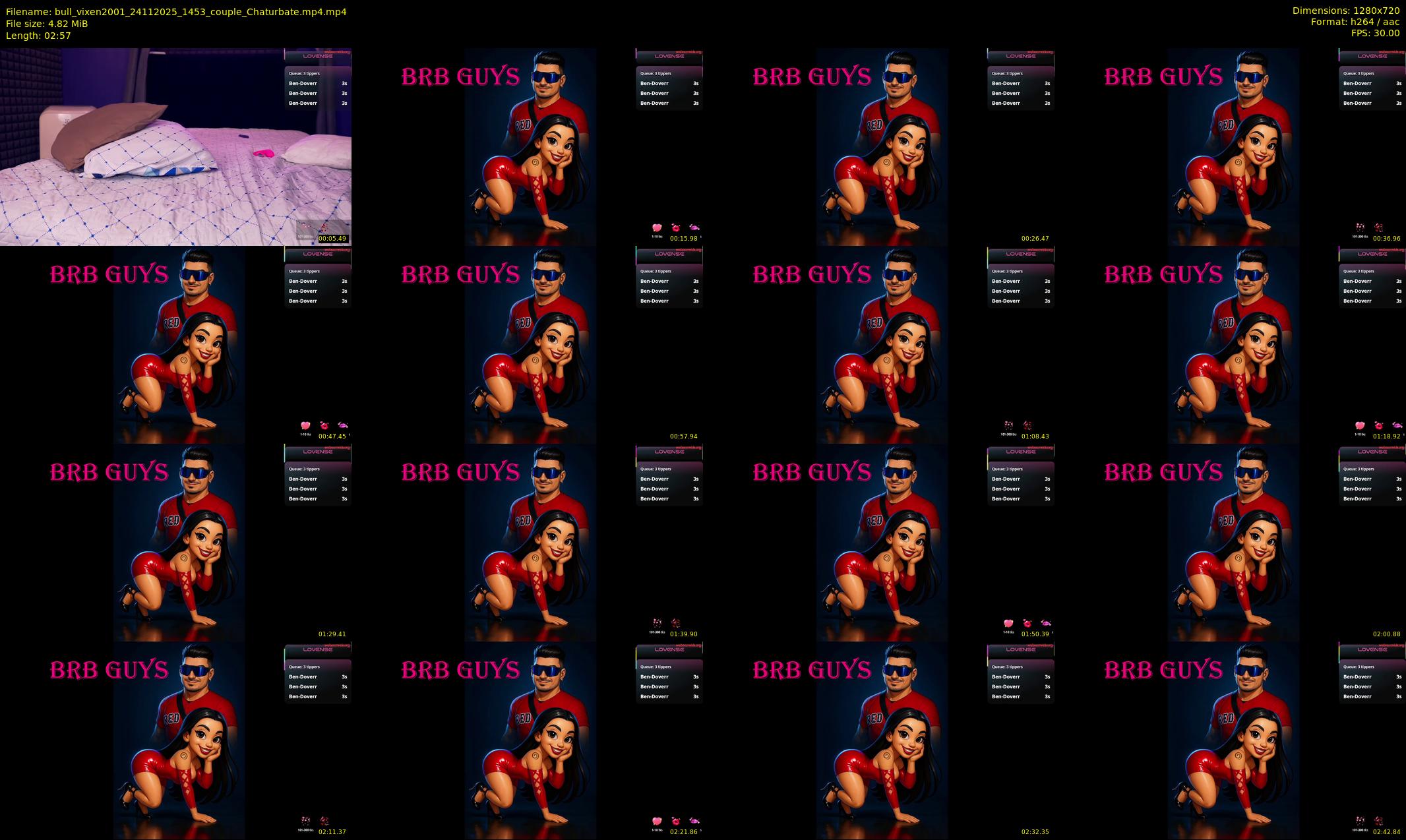 bull_vixen2001 — 3 minute Chaturbate couple cam show recording, 720p, Nov 24, 2025