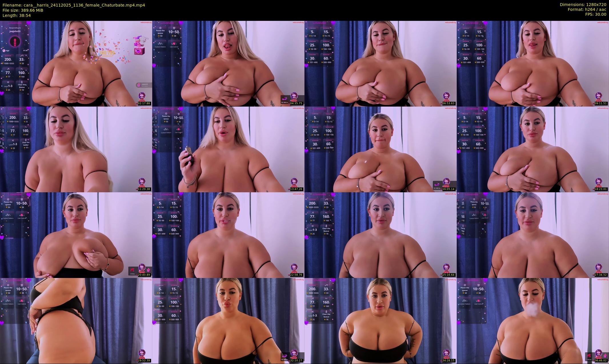 cara__harris — 39 minute Chaturbate female cam show recording, 720p, Nov 24, 2025