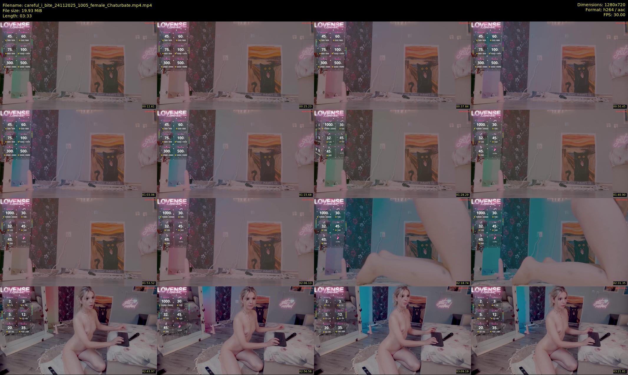 careful_i_bite — 4 minute Chaturbate female cam show recording, 720p, Nov 24, 2025