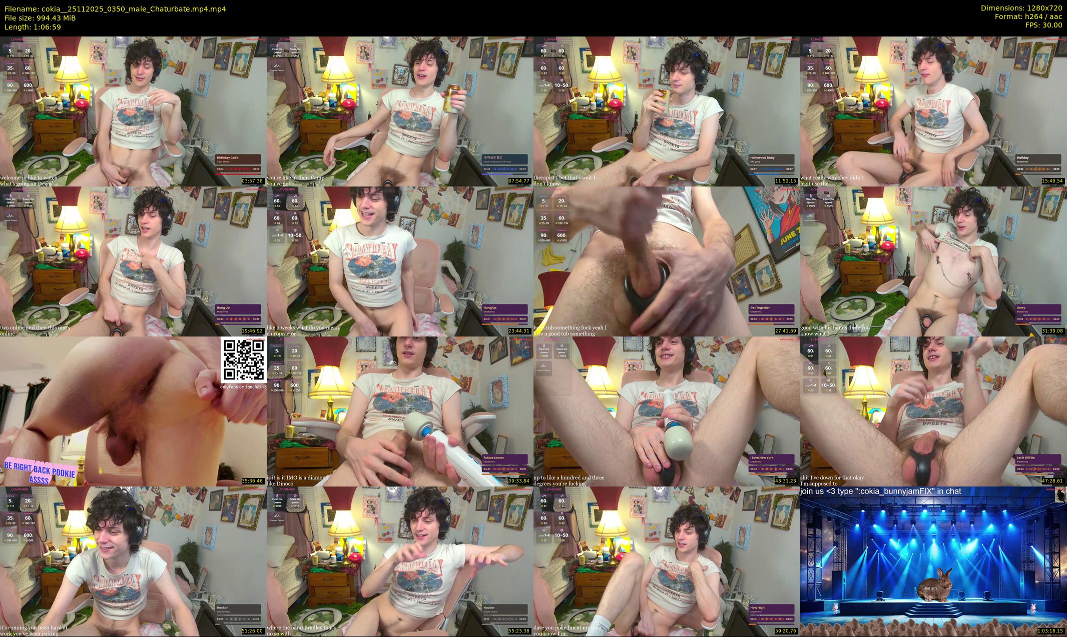 cokia_ — 67 minute Chaturbate male cam show recording, 720p, Nov 25, 2025
