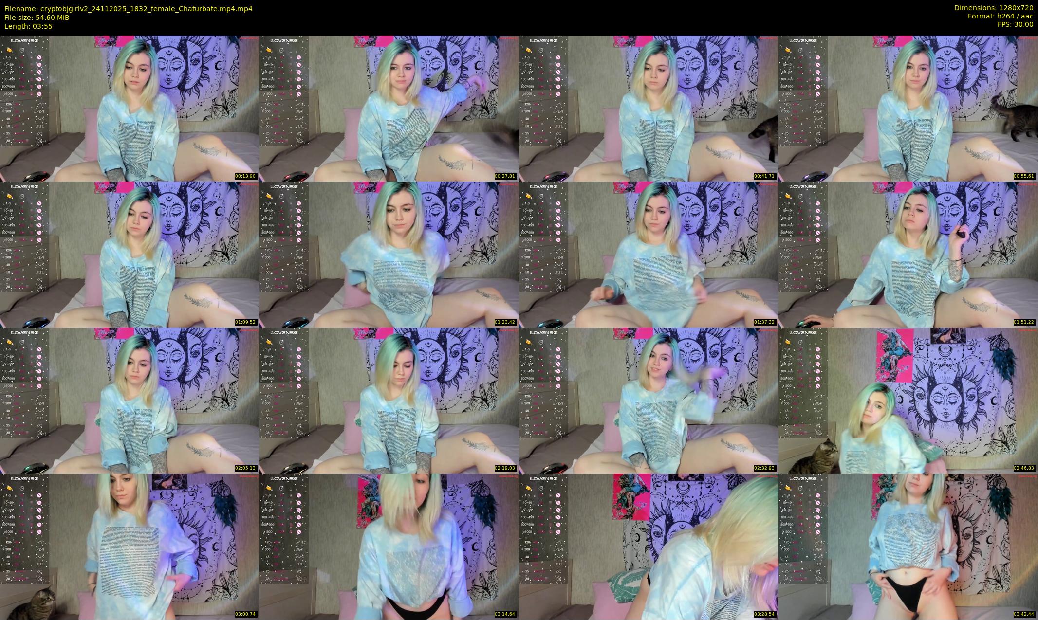 cryptobjgirlv2 — 4 minute Chaturbate female cam show recording, 720p, Nov 24, 2025