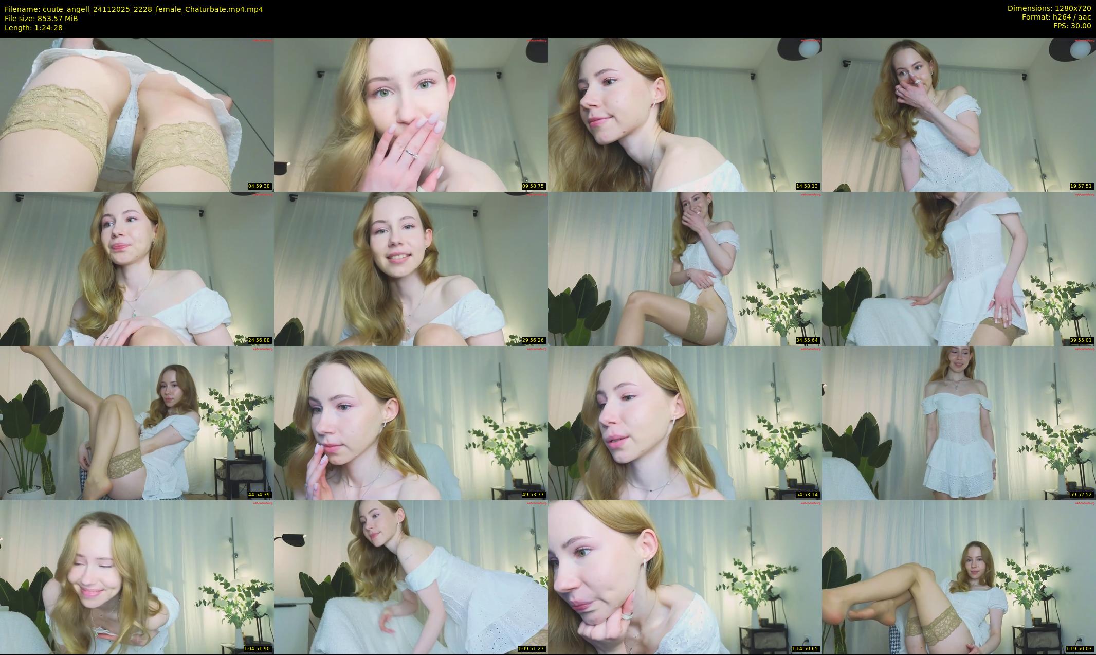 cuute_angell — 85 minute Chaturbate female cam show recording, 720p, Nov 24, 2025