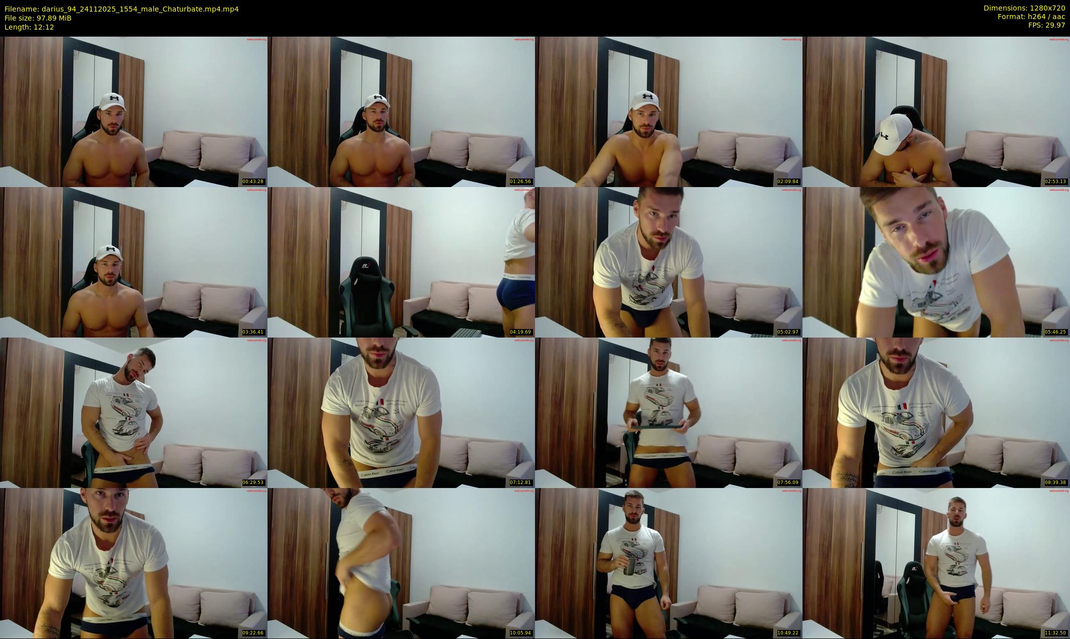 darius_94 — 13 minute Chaturbate male cam show recording, 720p, Nov 24, 2025