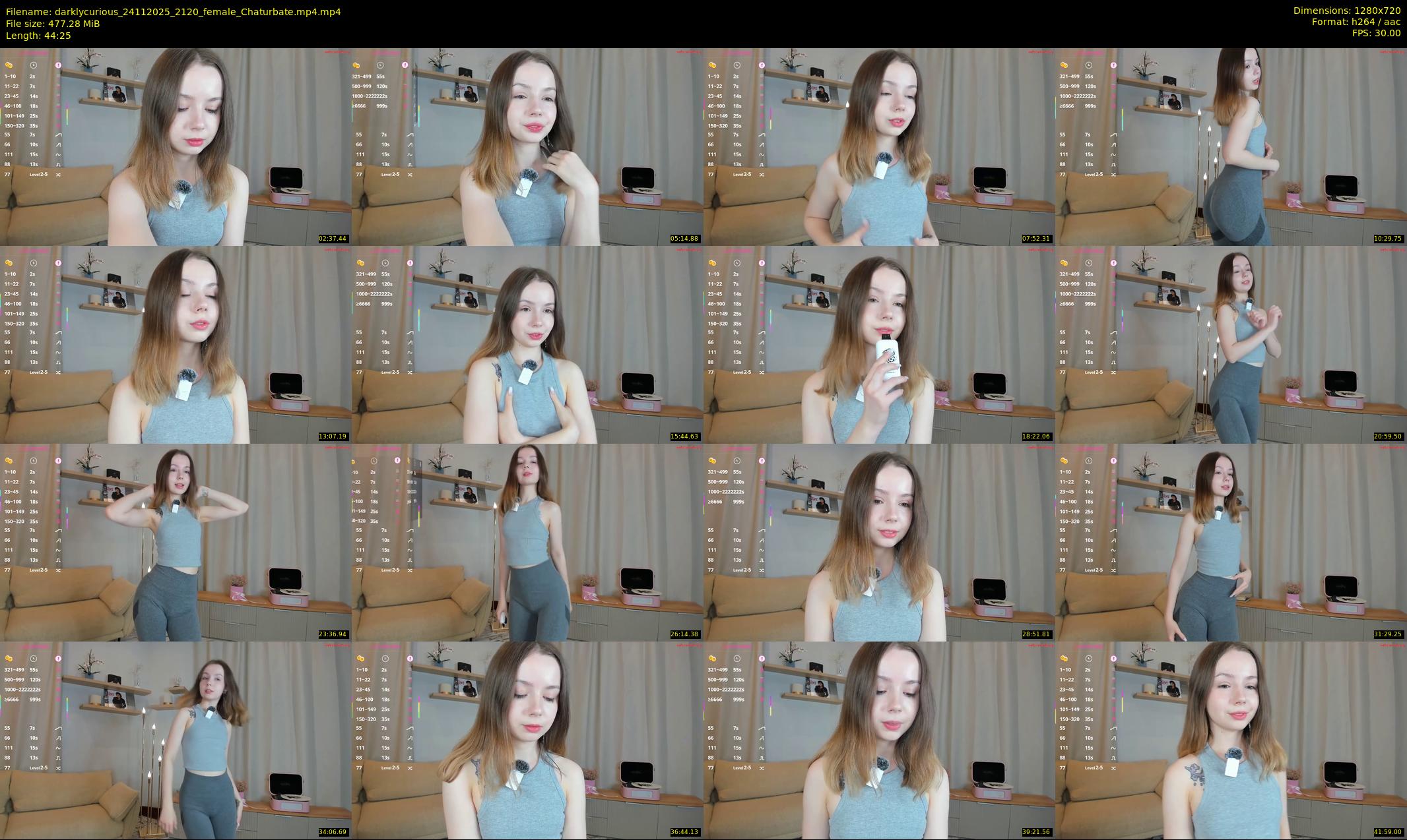 darklycurious — 45 minute Chaturbate female cam show recording, 720p, Nov 24, 2025