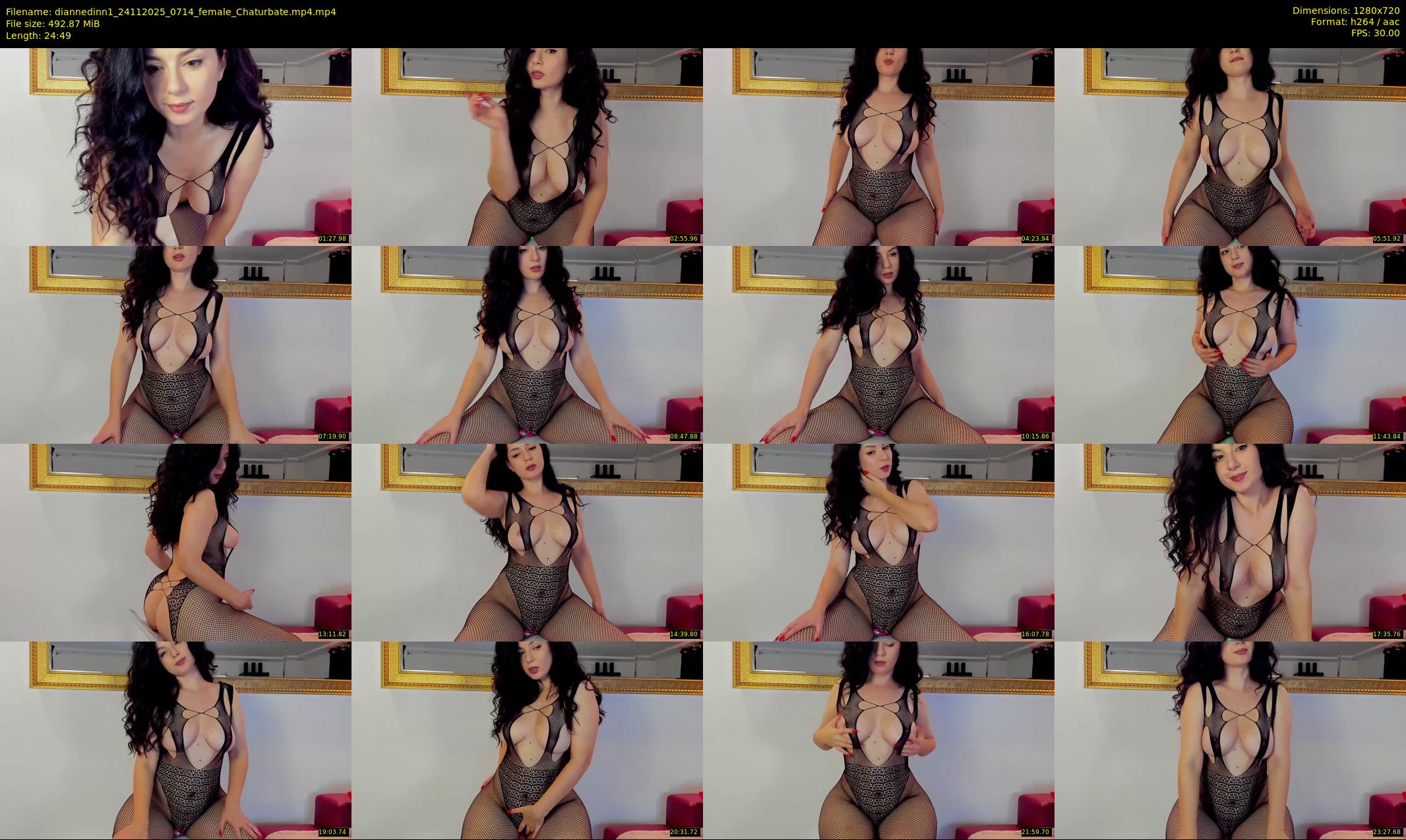 diannedinn1 — 25 minute Chaturbate female cam show recording, 720p, Nov 24, 2025