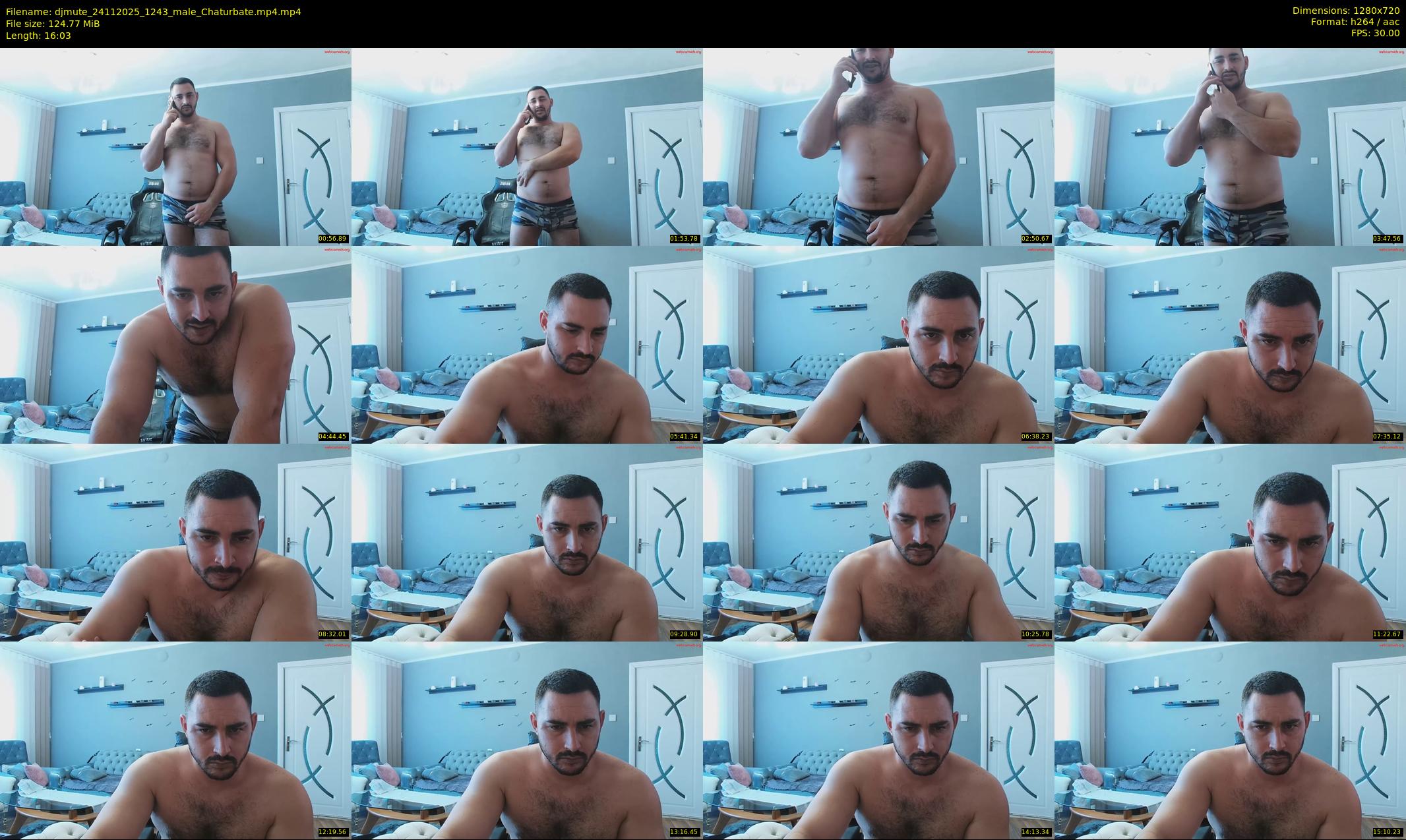 djmute — 17 minute Chaturbate male cam show recording, 720p, Nov 24, 2025