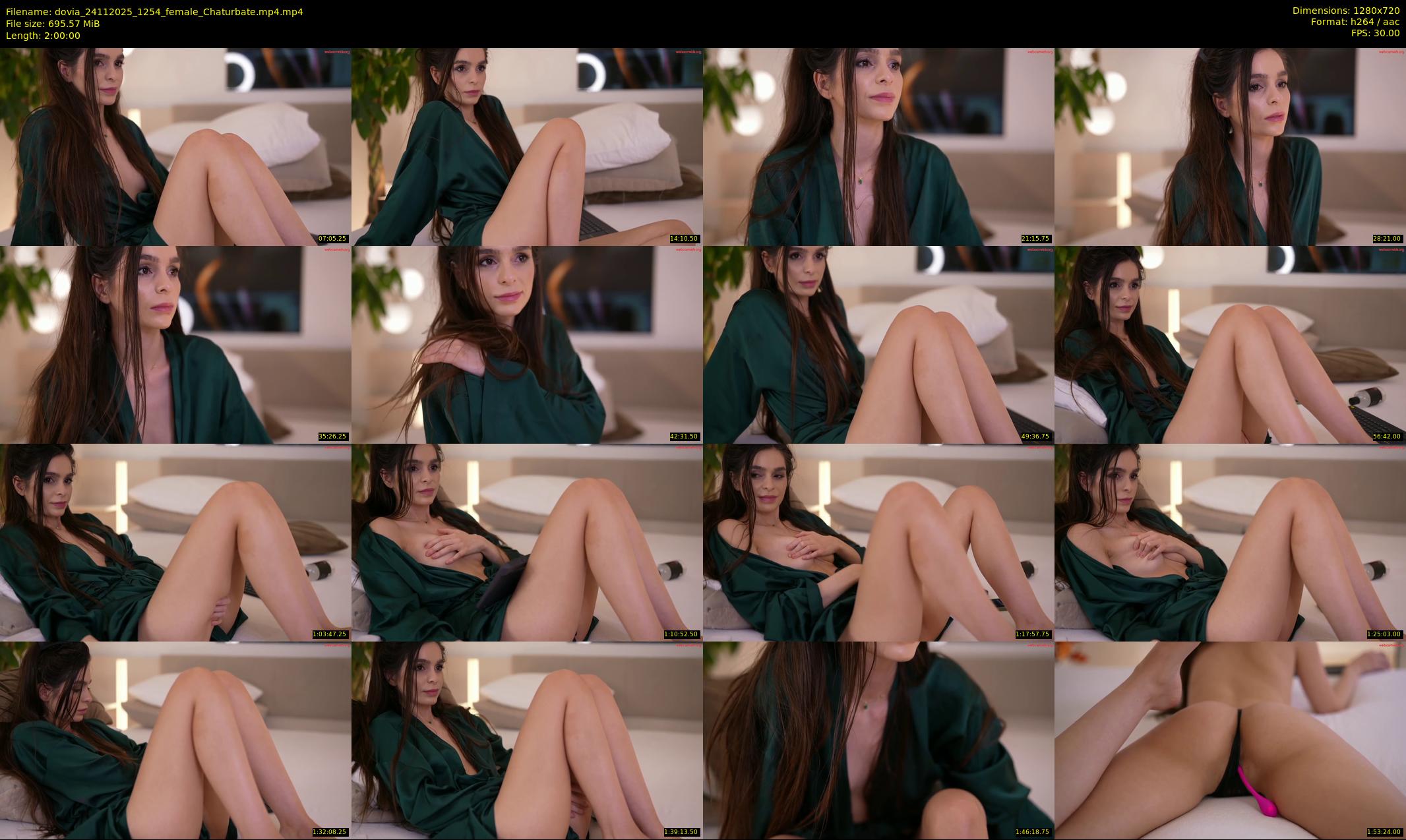 dovia — 120 minute Chaturbate female cam show recording, 720p, Nov 24, 2025