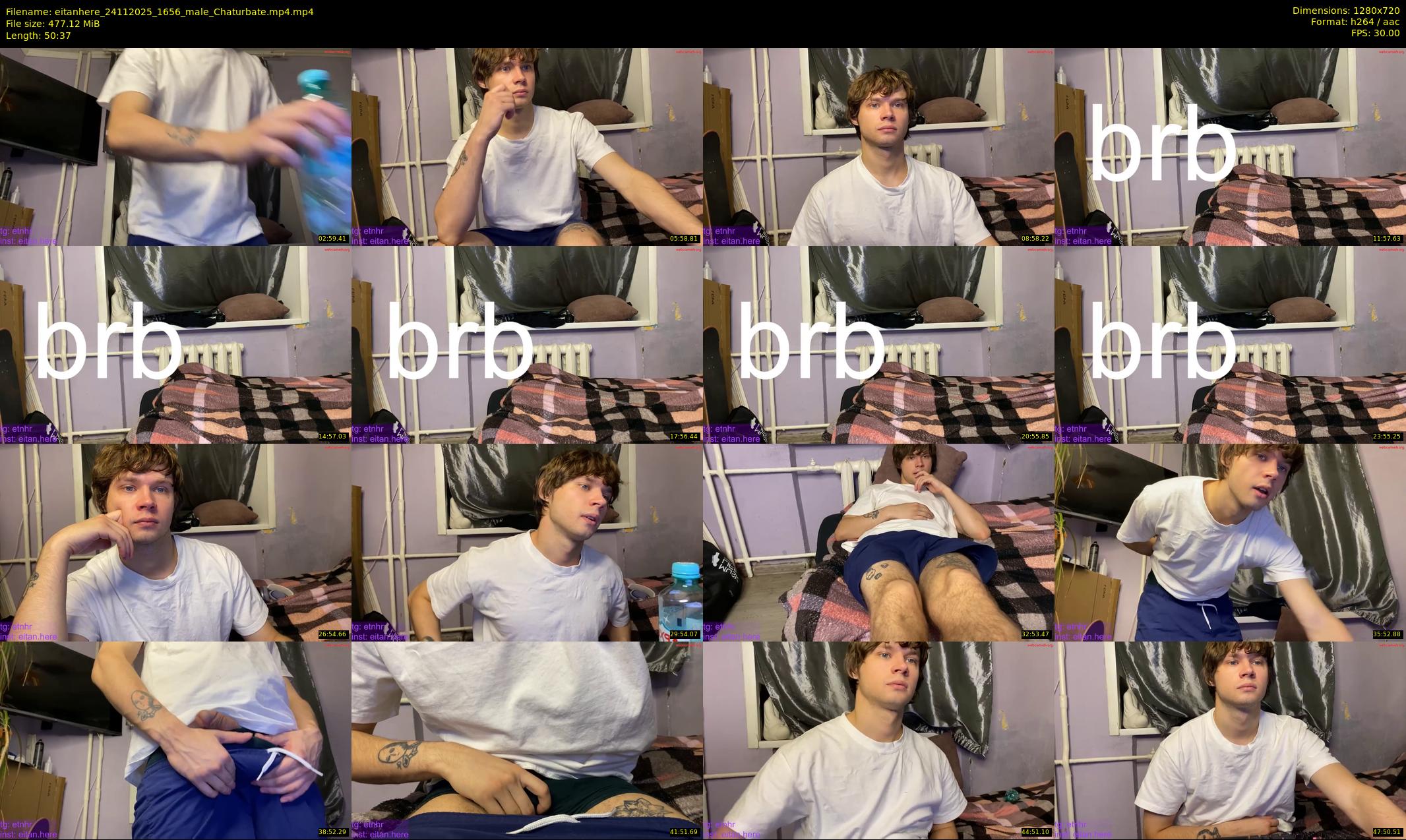 eitanhere — 51 minute Chaturbate male cam show recording, 720p, Nov 24, 2025