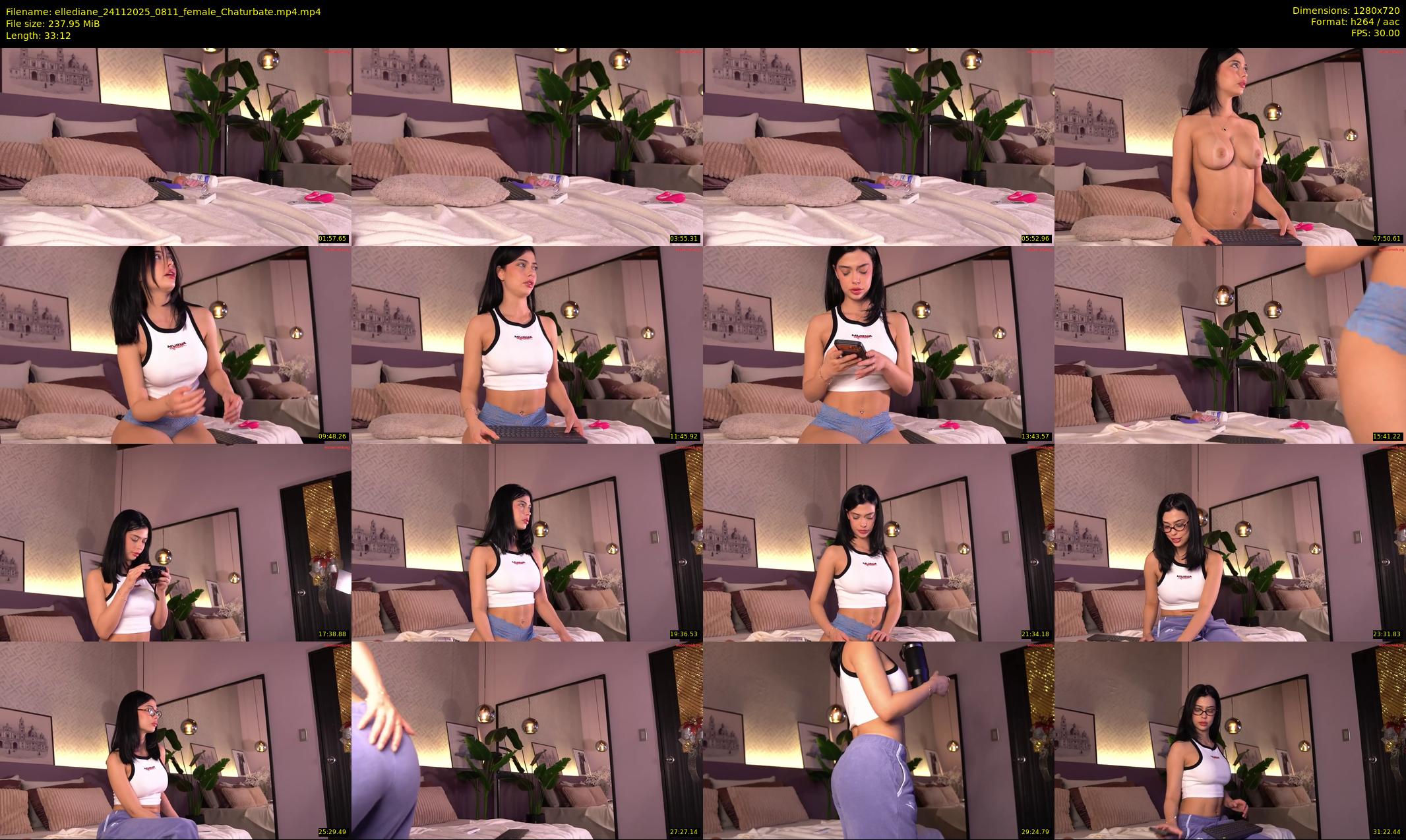 ellediane — 34 minute Chaturbate female cam show recording, 720p, Nov 24, 2025