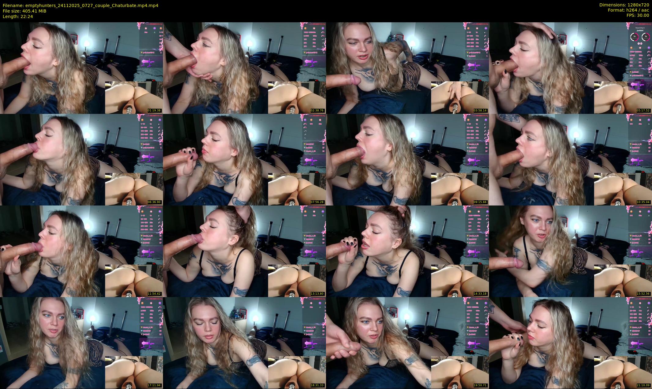 emptyhunters — 23 minute Chaturbate couple cam show recording, 720p, Nov 24, 2025