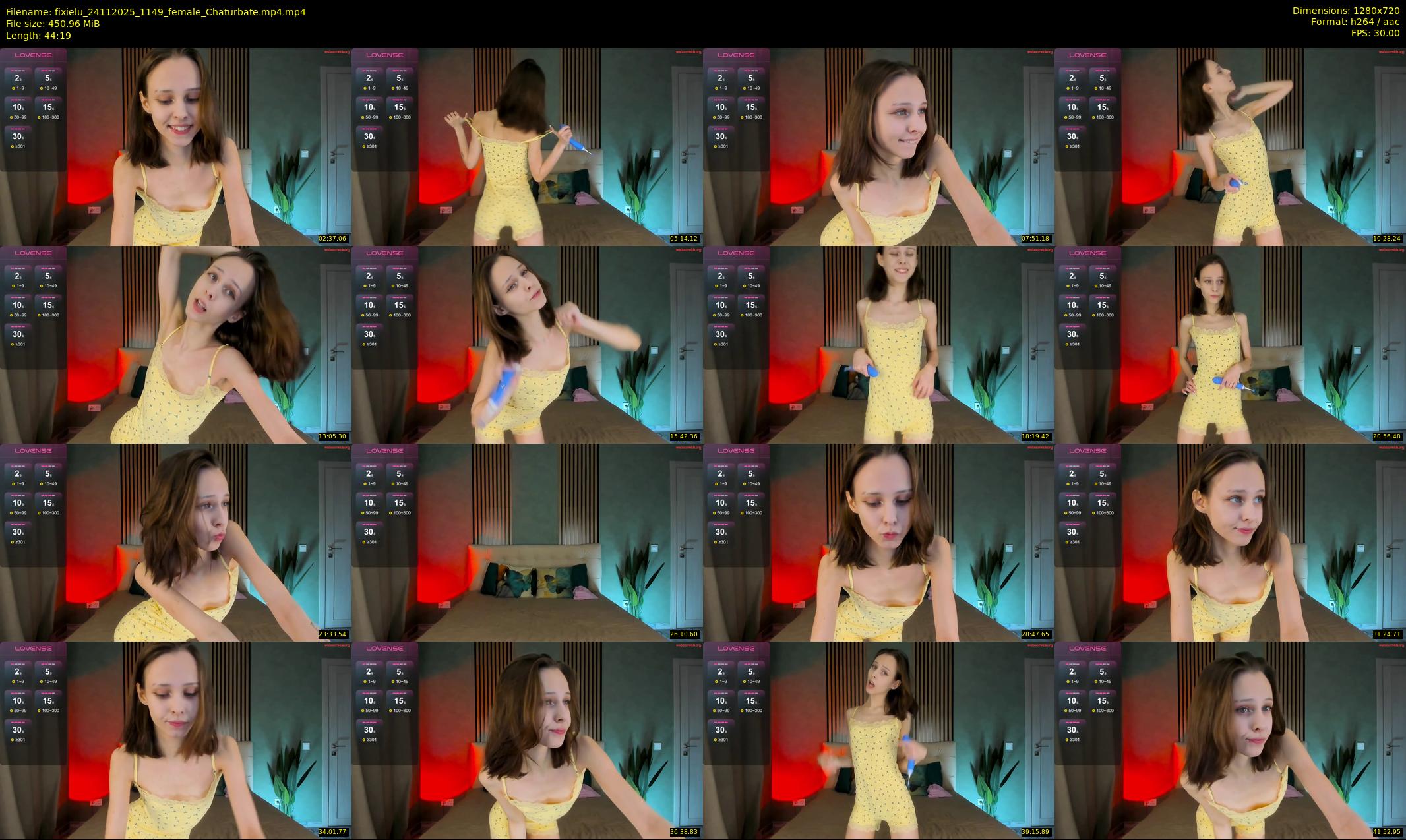 fixielu — 45 minute Chaturbate female cam show recording, 720p, Nov 24, 2025