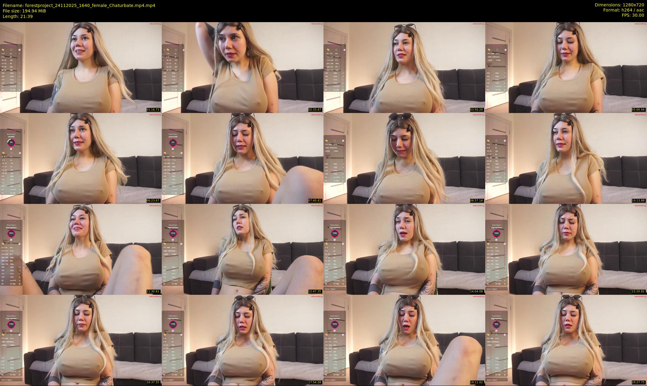 forestproject — 22 minute Chaturbate female cam show recording, 720p, Nov 24, 2025