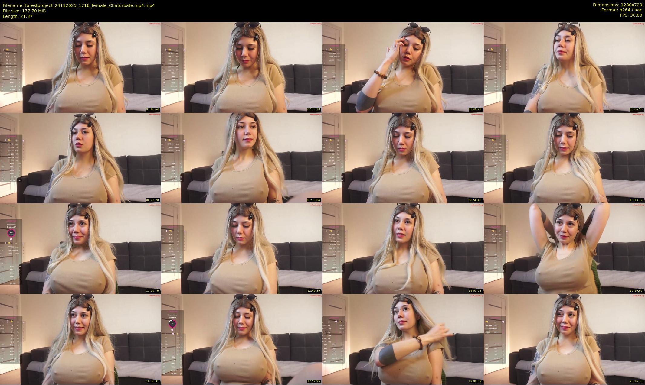 forestproject — 22 minute Chaturbate female cam show recording, 720p, Nov 24, 2025