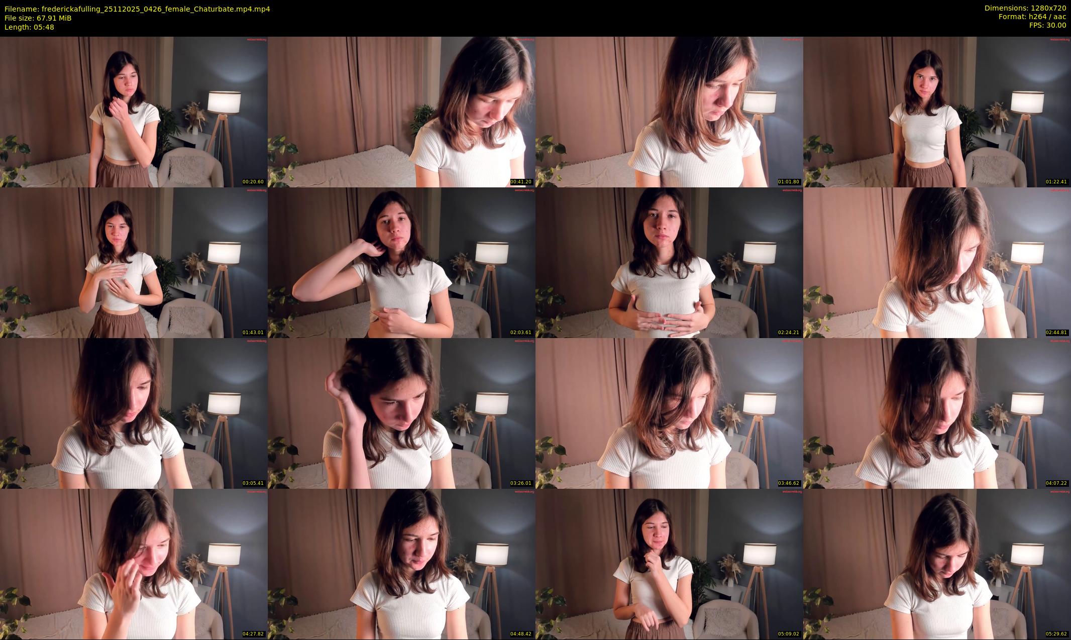 frederickafulling — 6 minute Chaturbate female cam show recording, 720p, Nov 25, 2025