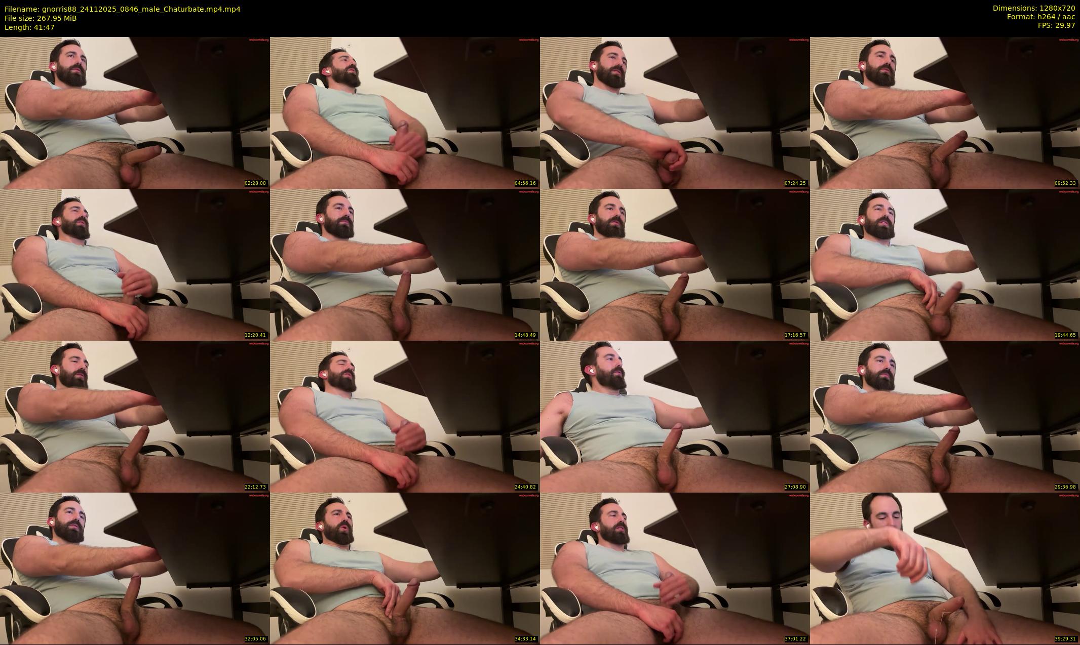 gnorris88 — 42 minute Chaturbate male cam show recording, 720p, Nov 24, 2025
