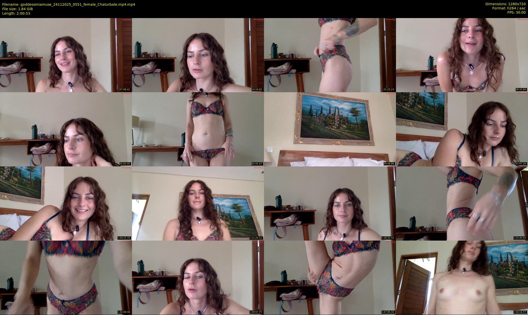 goddessmiamuse — 121 minute Chaturbate female cam show recording, 720p, Nov 24, 2025