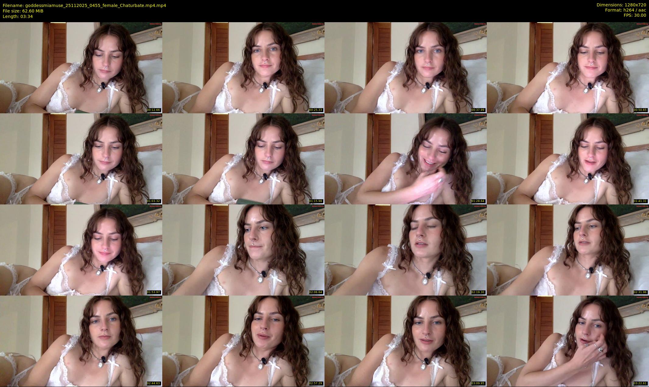 goddessmiamuse — 4 minute Chaturbate female cam show recording, 720p, Nov 25, 2025