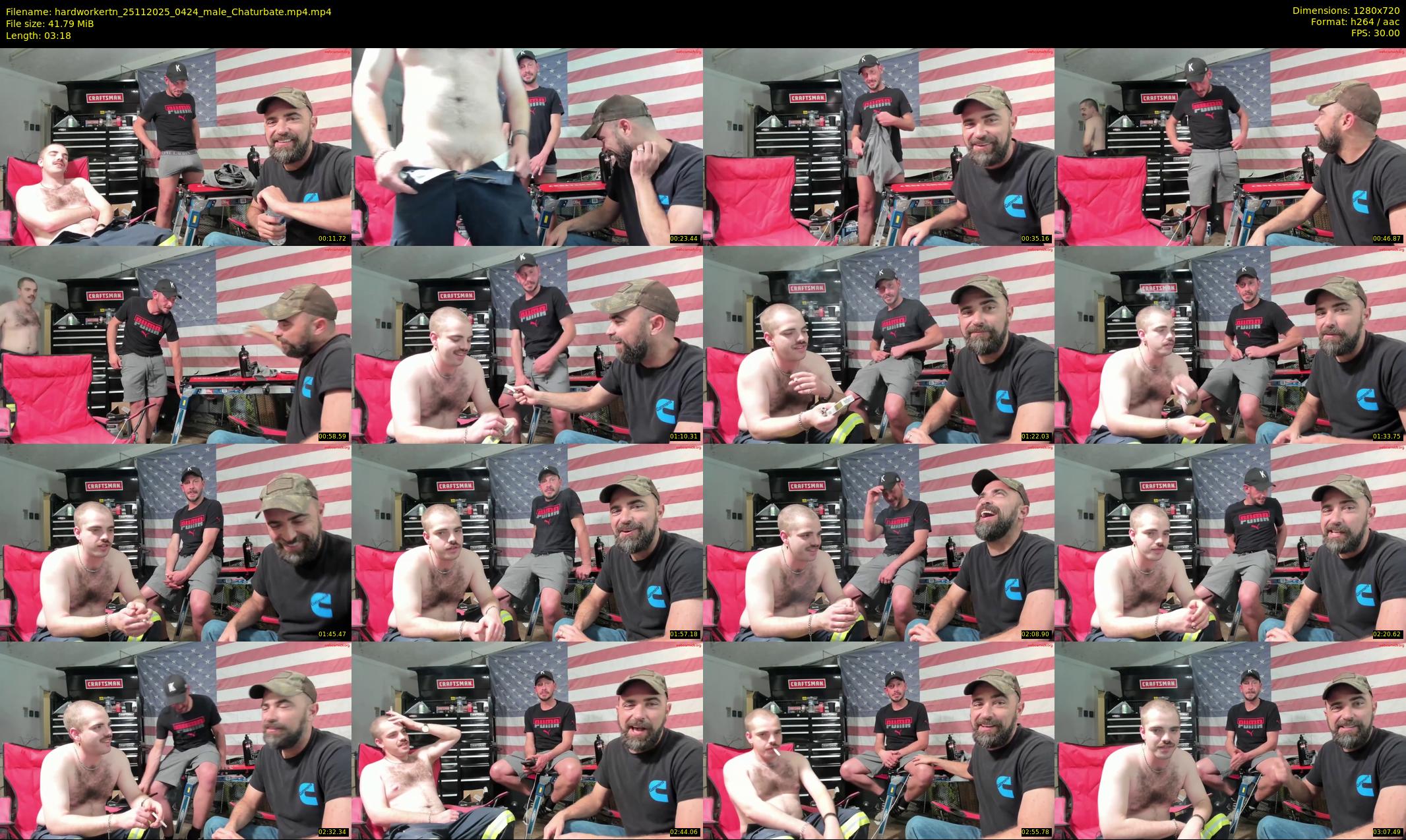 hardworkertn — 4 minute Chaturbate male cam show recording, 720p, Nov 25, 2025