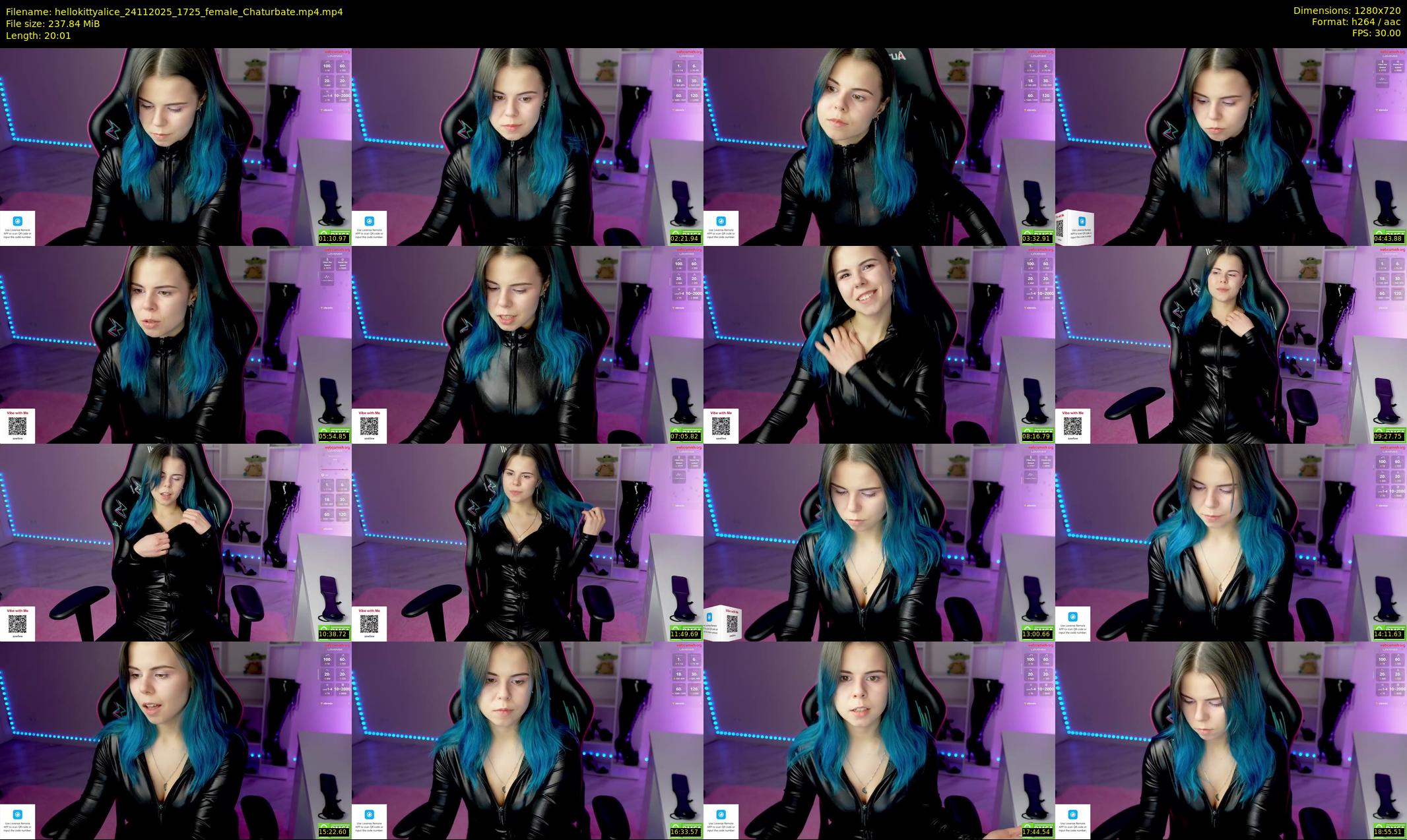 hellokittyalice — 21 minute Chaturbate female cam show recording, 720p, Nov 24, 2025