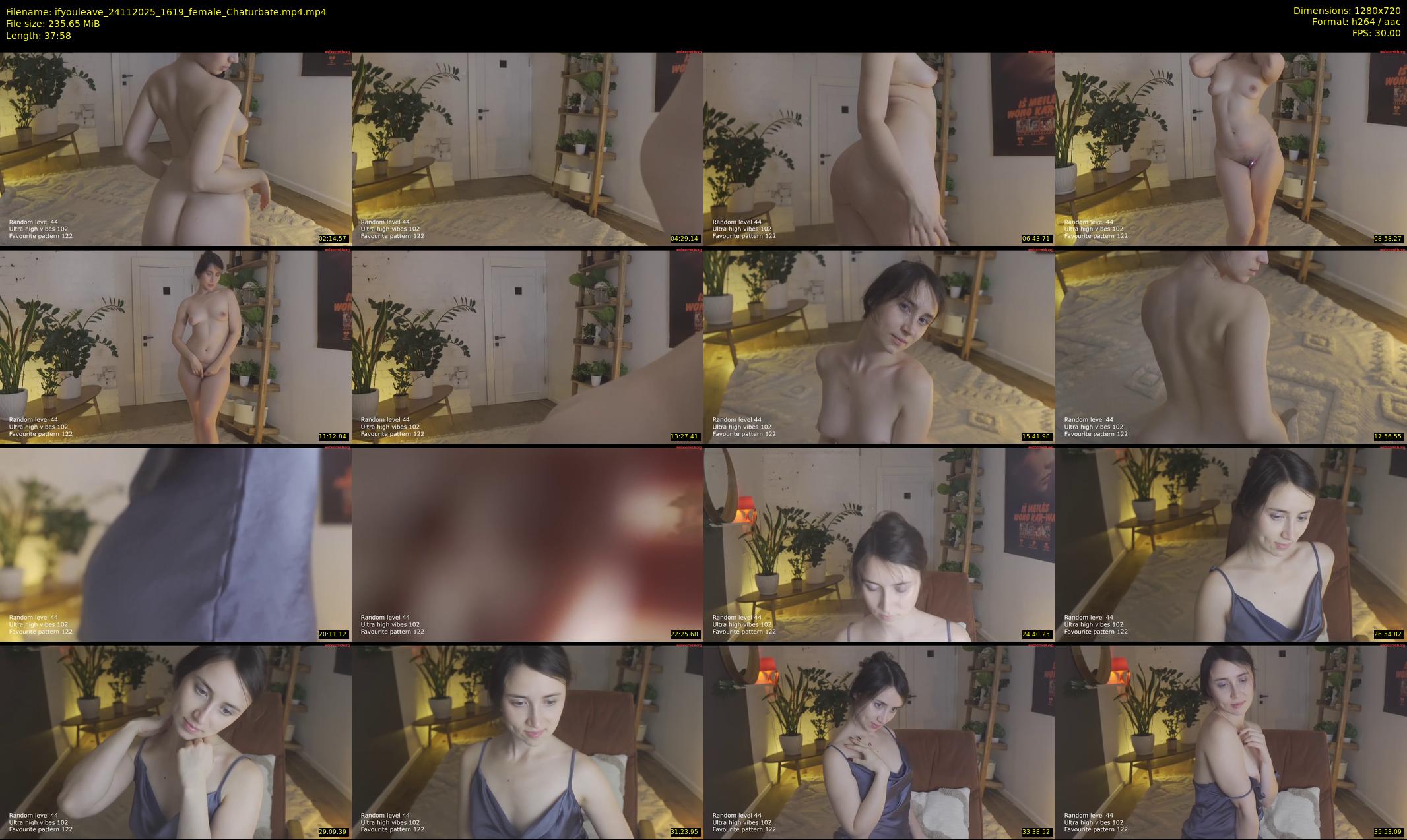ifyouleave — 38 minute Chaturbate female cam show recording, 720p, Nov 24, 2025