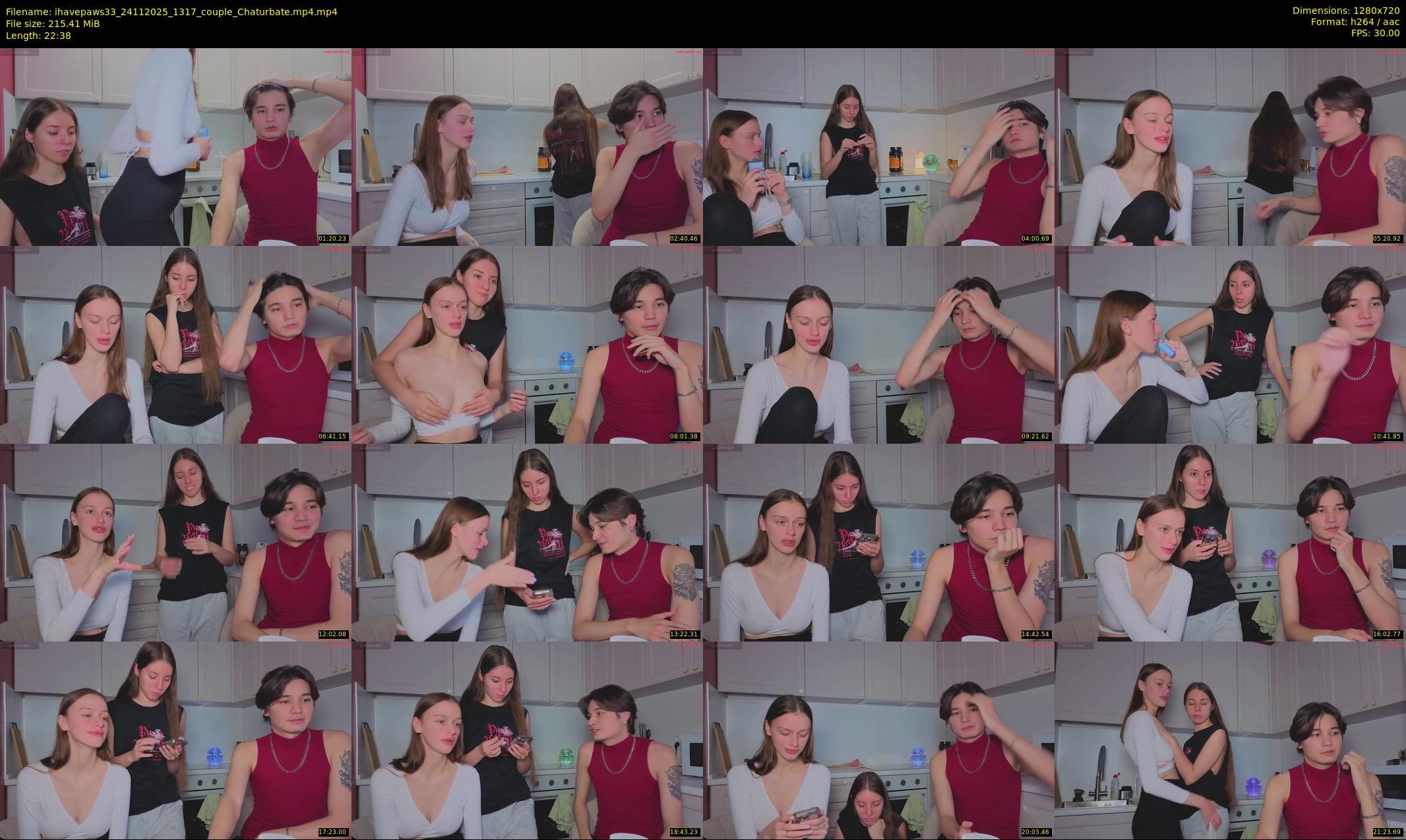 ihavepaws33 — 23 minute Chaturbate couple cam show recording, 720p, Nov 24, 2025