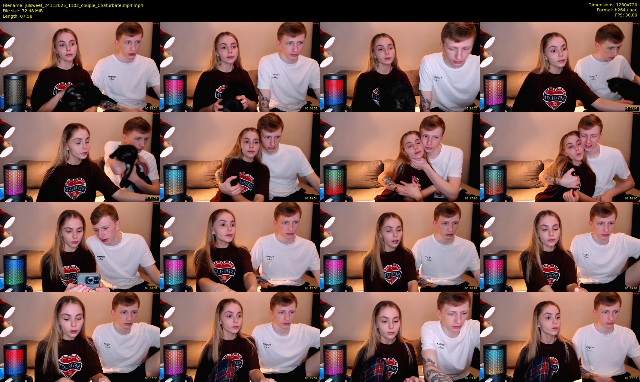 julsweet — 8 minute Chaturbate male cam show recording, 720p, Nov 24, 2025