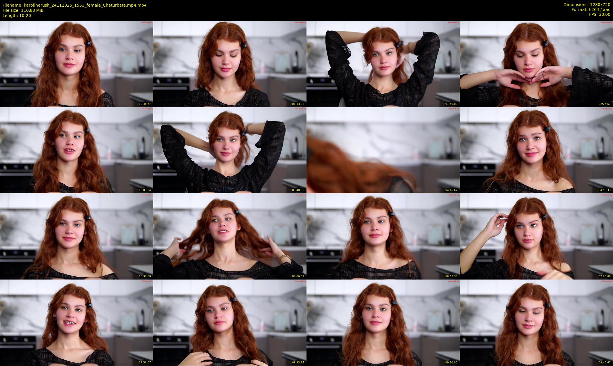 karolinerush — 11 minute Chaturbate female cam show recording, 720p, Nov 24, 2025