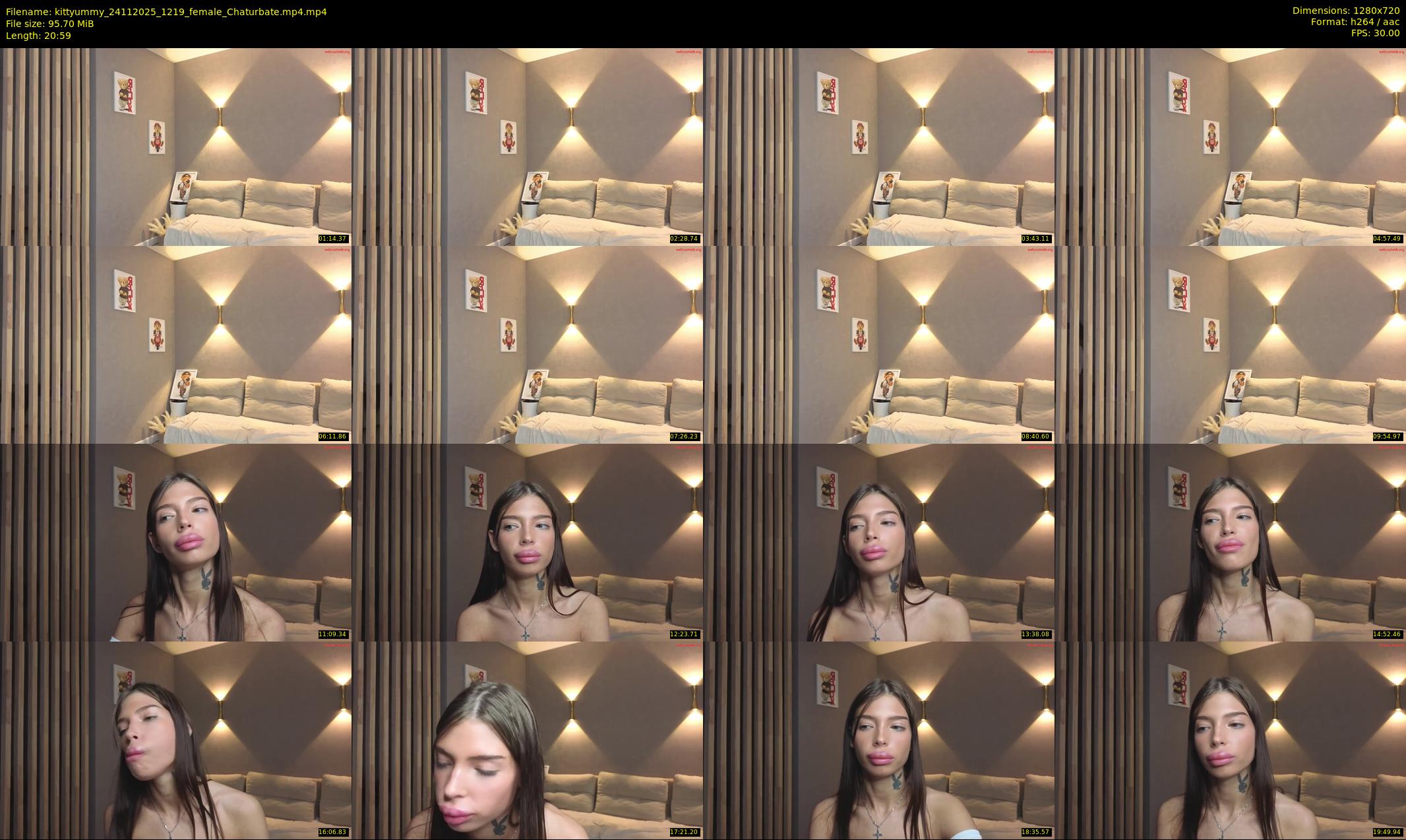 kittyummy — 21 minute Chaturbate female cam show recording, 720p, Nov 24, 2025