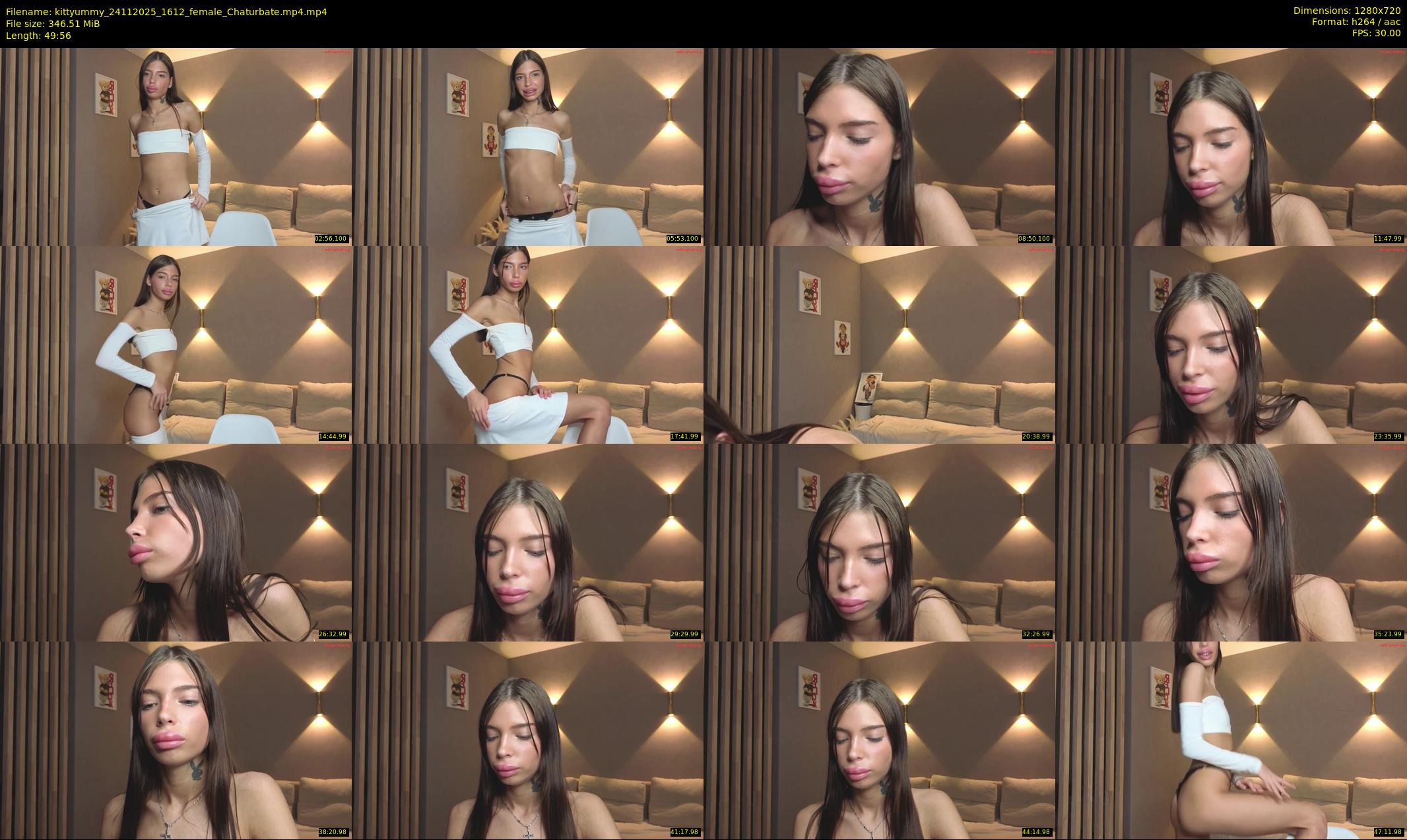 kittyummy — 50 minute Chaturbate female cam show recording, 720p, Nov 24, 2025