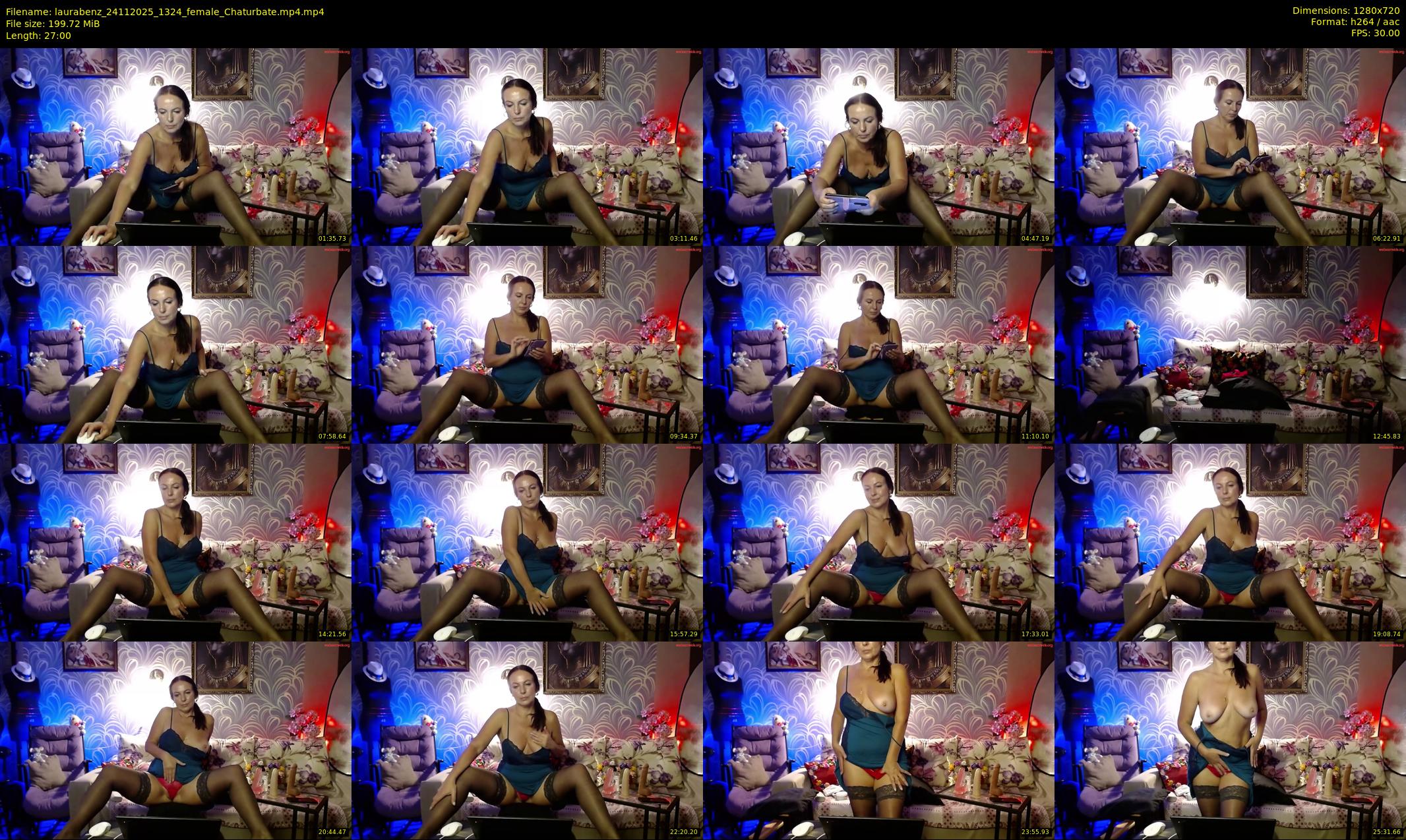 laurabenz — 27 minute Chaturbate female cam show recording, 720p, Nov 24, 2025