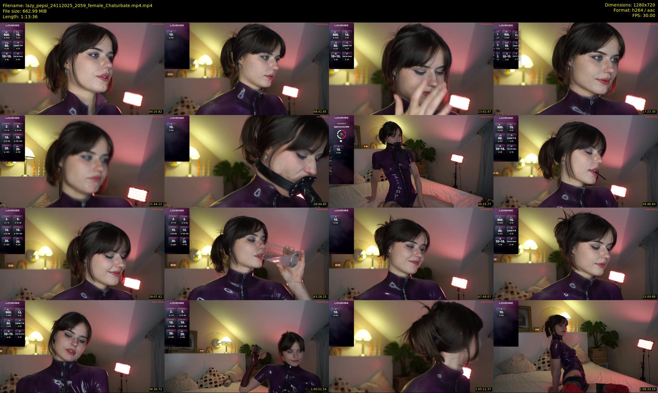 lazy_pepsi — 74 minute Chaturbate female cam show recording, 720p, Nov 24, 2025