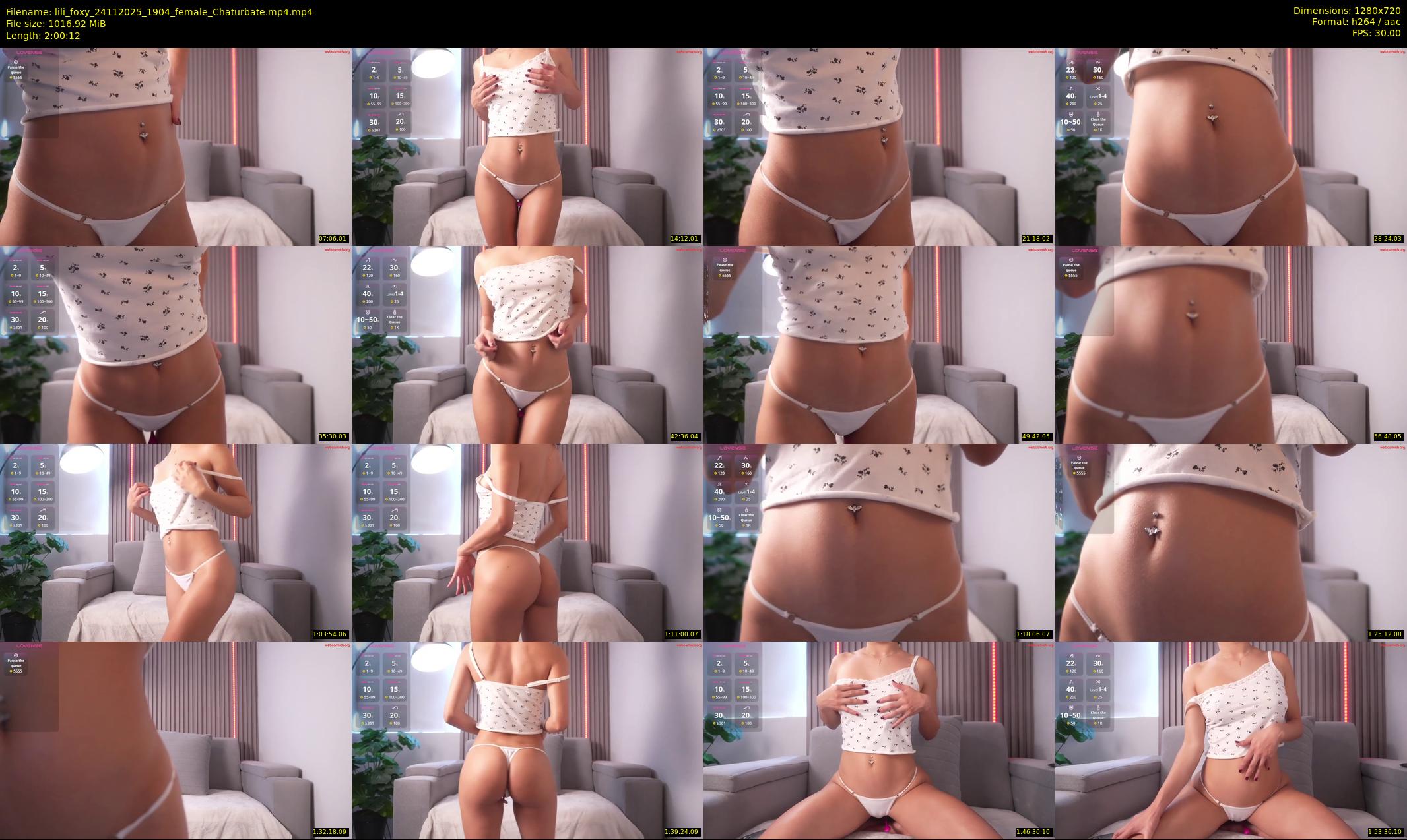 lili_foxy — 121 minute Chaturbate female cam show recording, 720p, Nov 24, 2025
